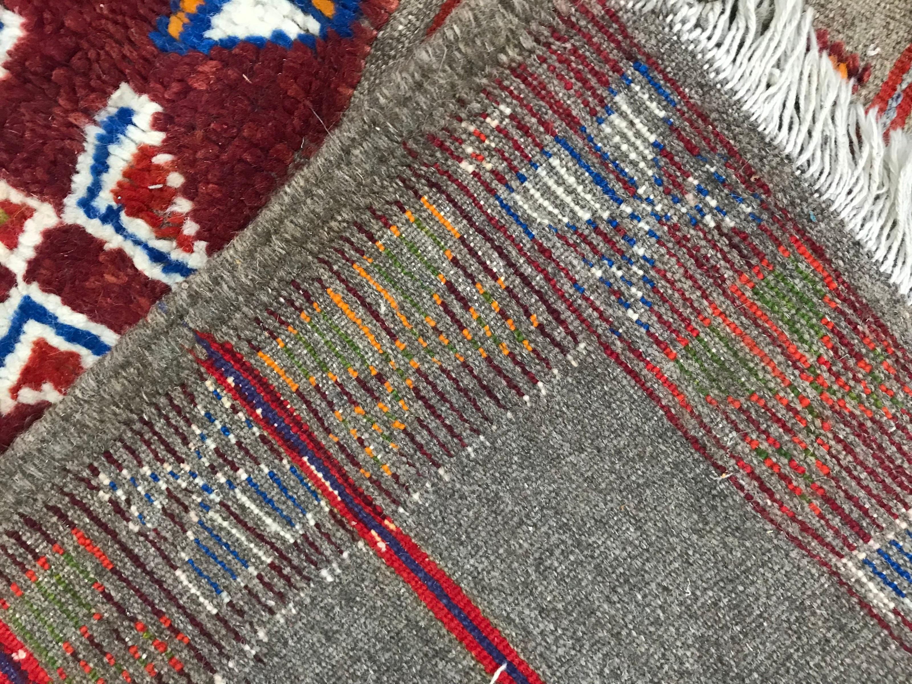 Vintage Tribal Moroccan Berbere Rug For Sale 11