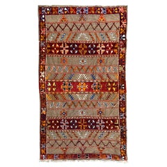 Tapis berberé marocain tribal vintage