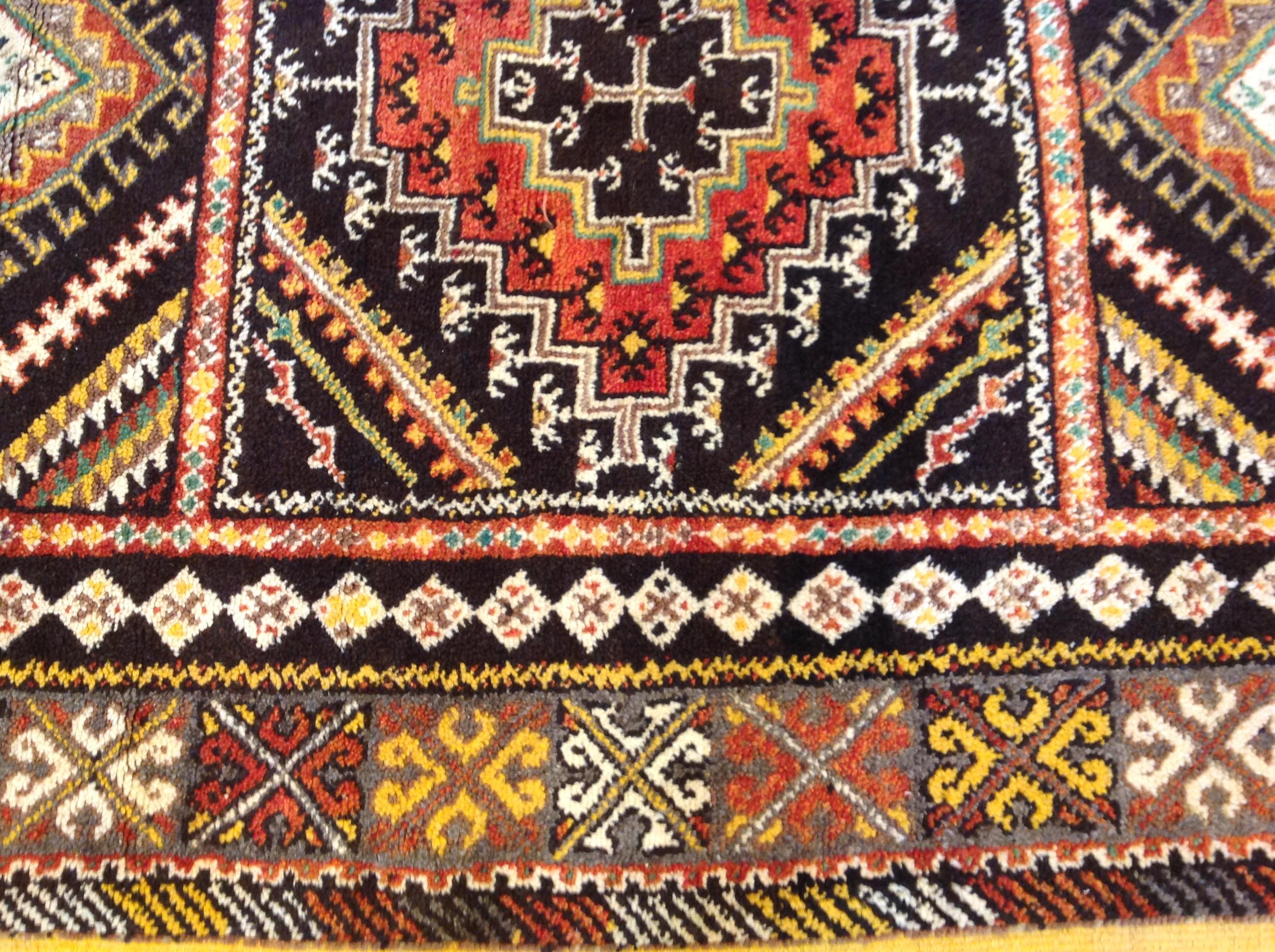 Vintage Tribal Moroccan Rug For Sale 4