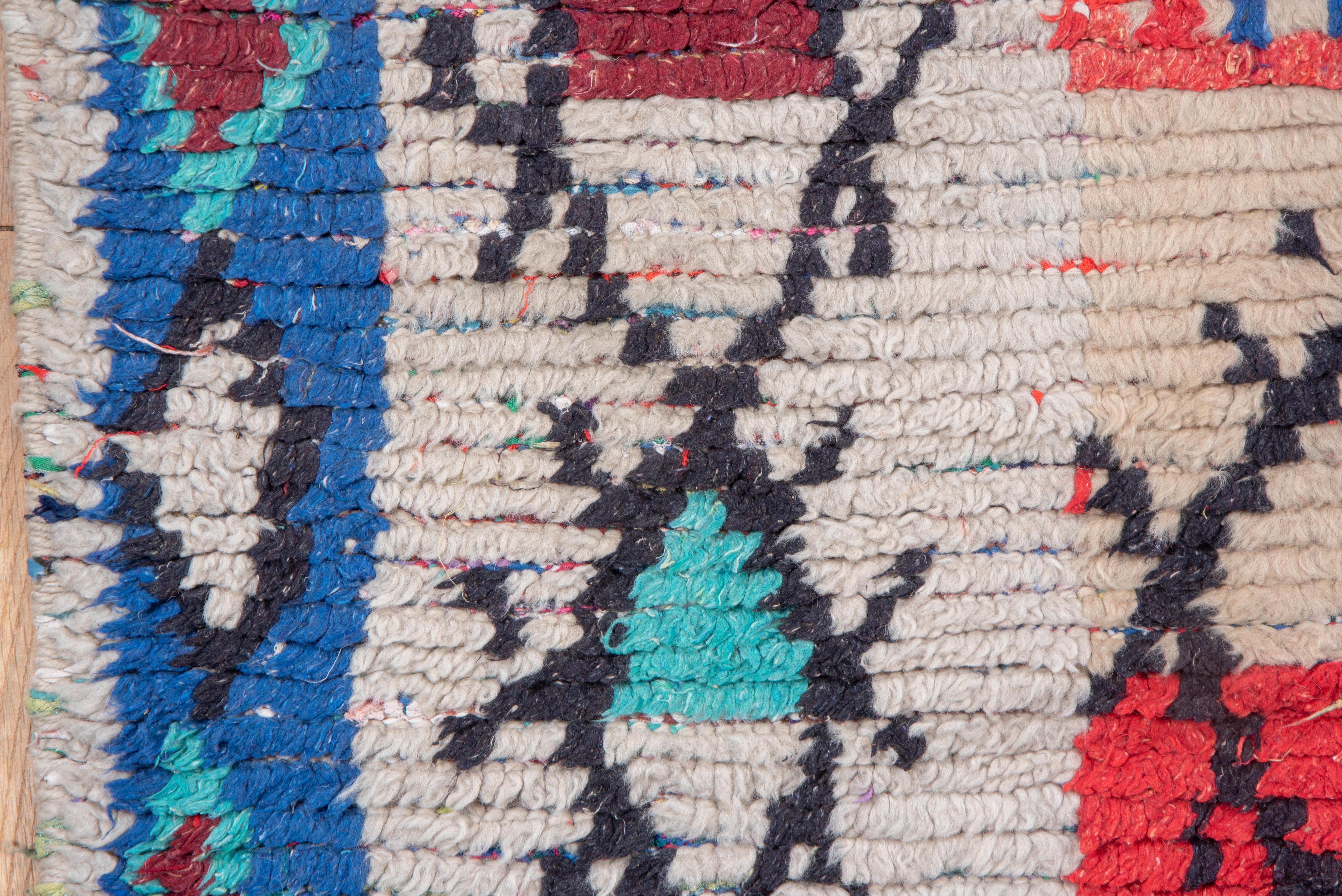 Mid-20th Century Vintage Tribal Moroccan Rug