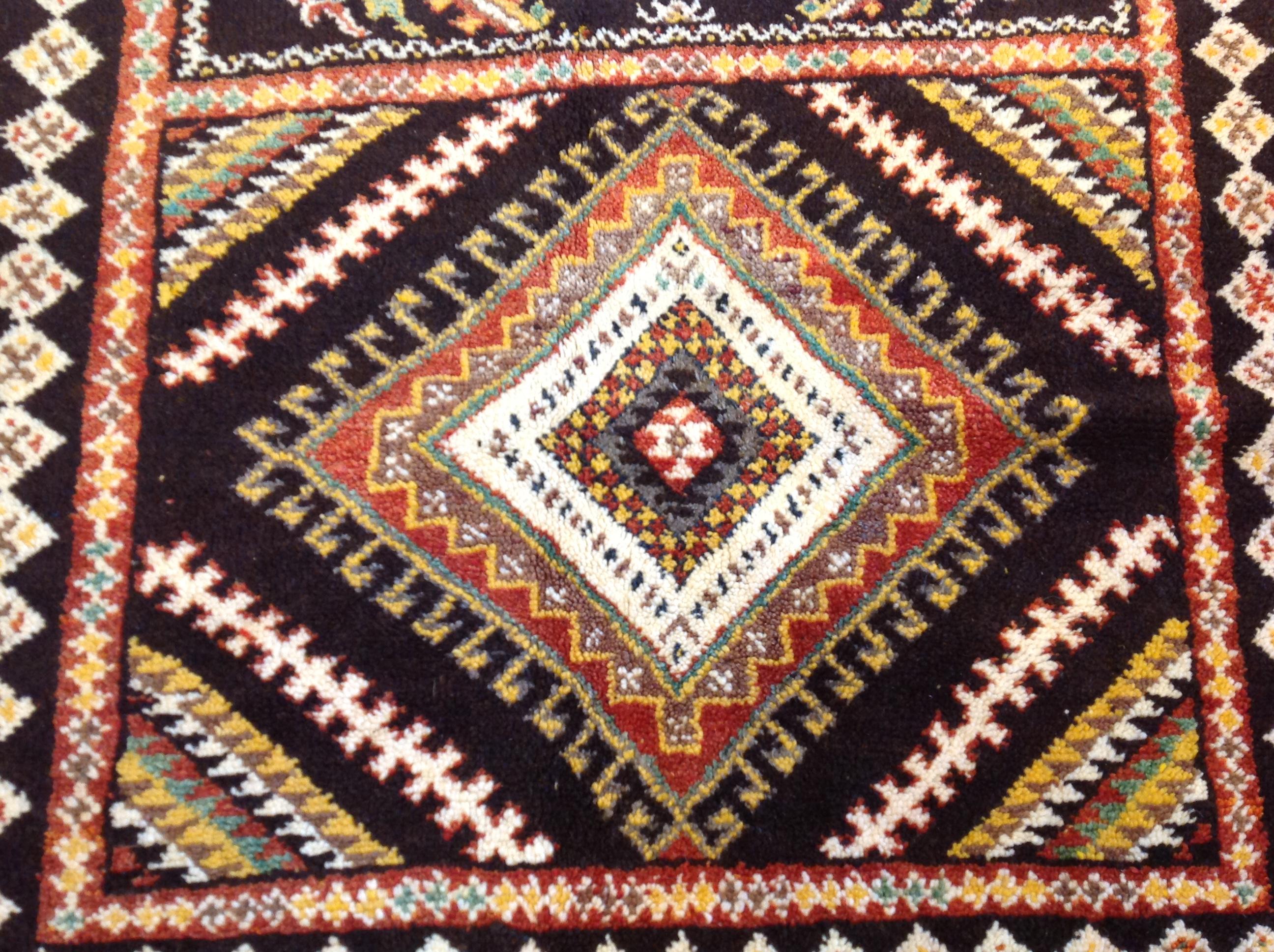 Vintage Tribal Moroccan Rug For Sale 1