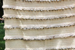 1960s Vintage Tribal Moroccan Wedding Berber Textile Throw