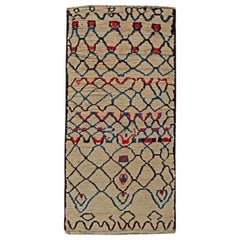 Doris Leslie Blau Collection Vintage Tribal Moroccan Wool Rug