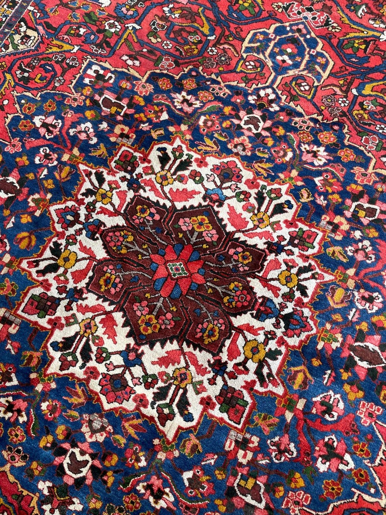 Vintage Tribal and Old-World Charm Rug, circa 1950's For Sale at 1stDibs