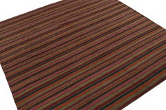 Vintage Tribal Persian Kilim in Polychromatic Stripes by Rug & Kilim