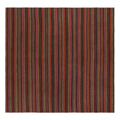Tribal Persischer Kelim in polychromen Streifen von Rug & Kilim, Vintage