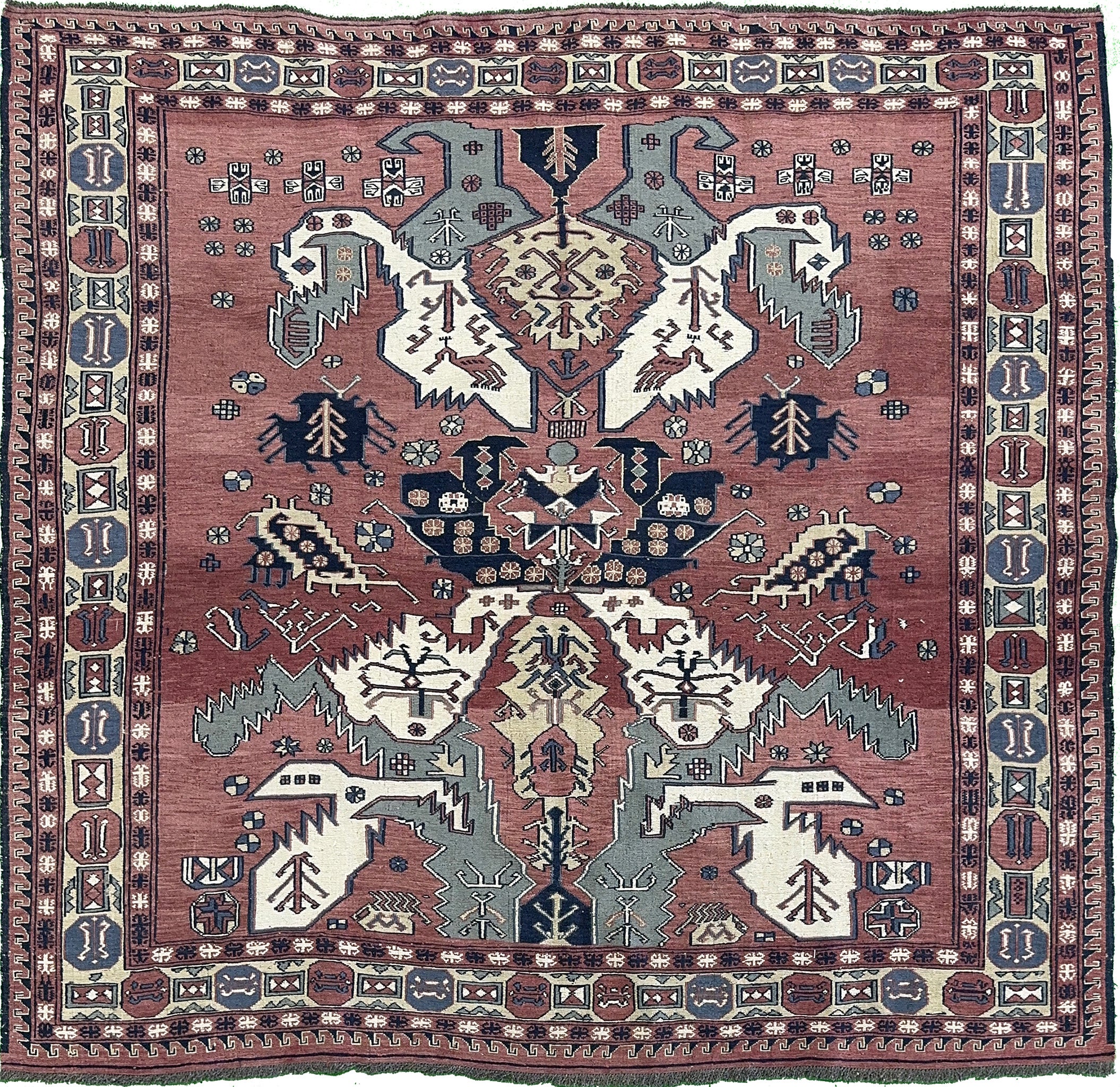 Kilim tribale vintage di Soumak