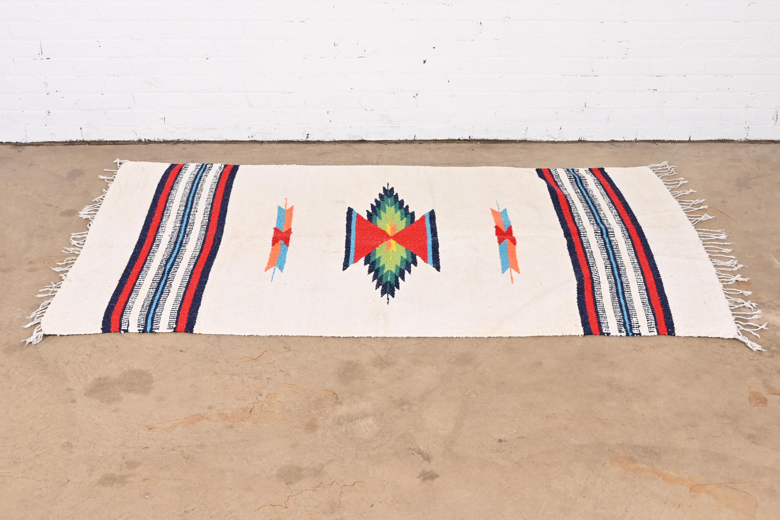 20th Century Vintage Tribal Southwest Navajo Style Rug