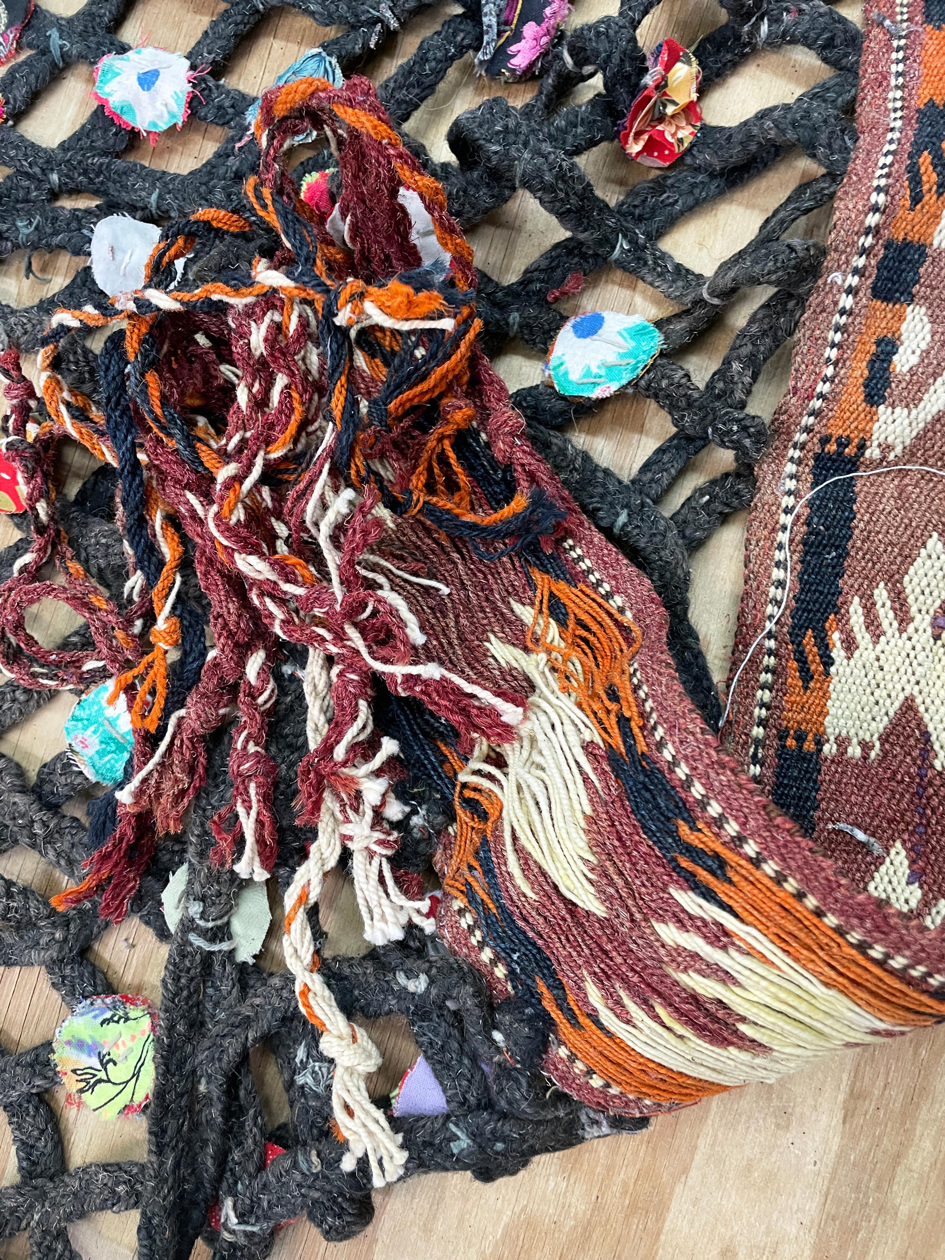 Lana Banda tribale vintage per tende, decorativa in vendita