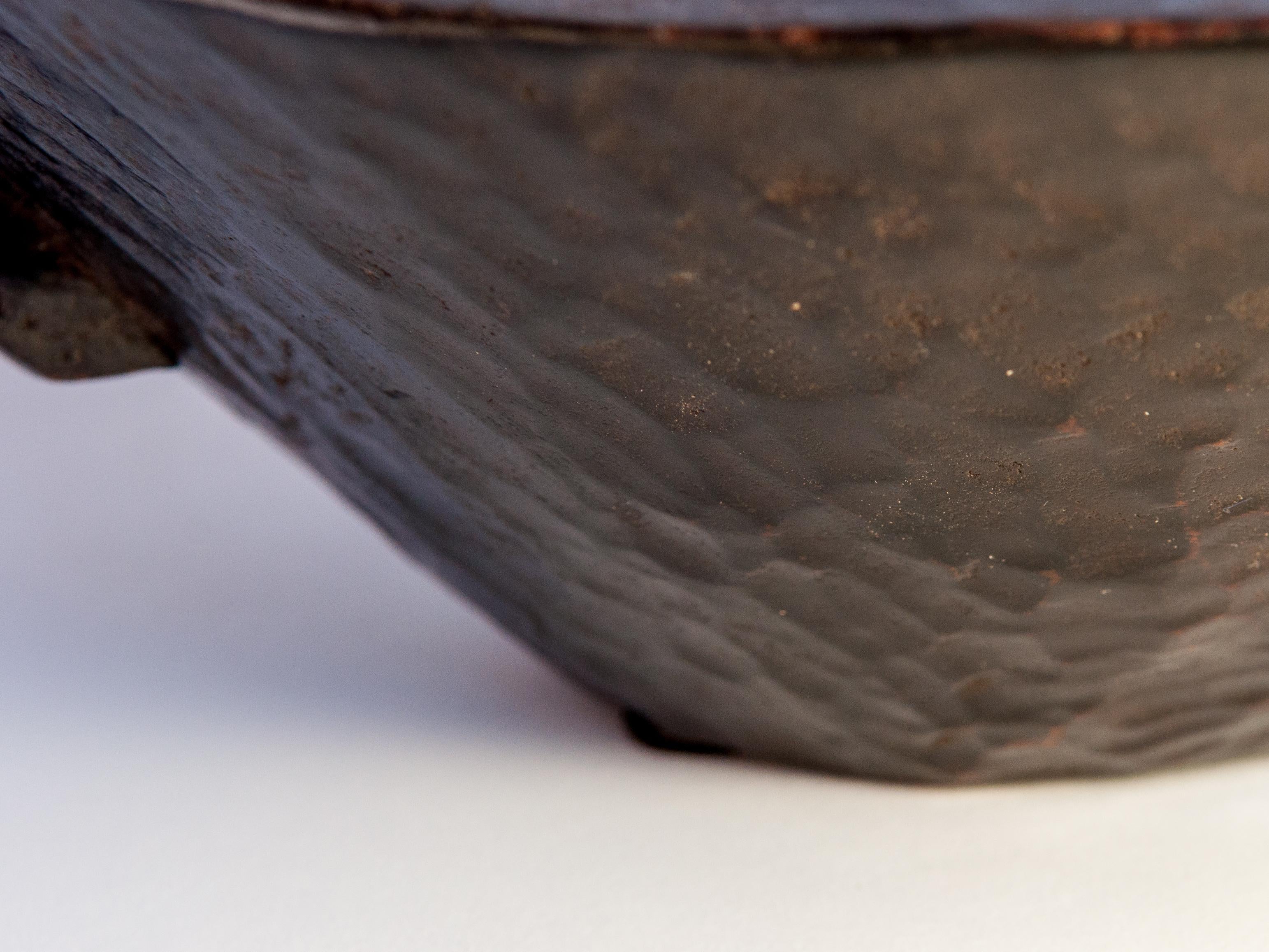 Vintage Tribal Wooden Bowl from Ethiopia, Mid-20th Century 10