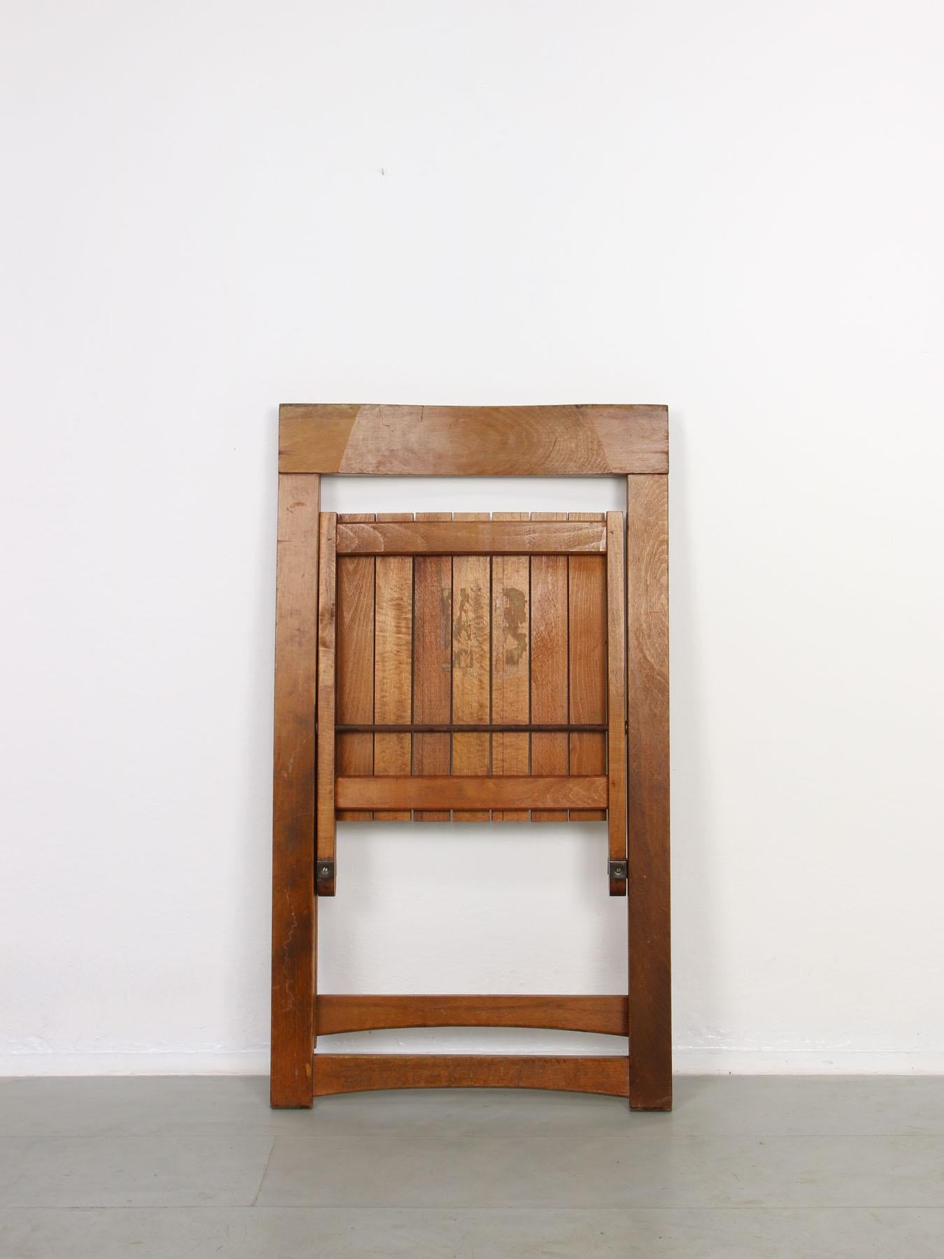 Vintage Trieste Folding Chair by Aldo Jacober For Sale 2