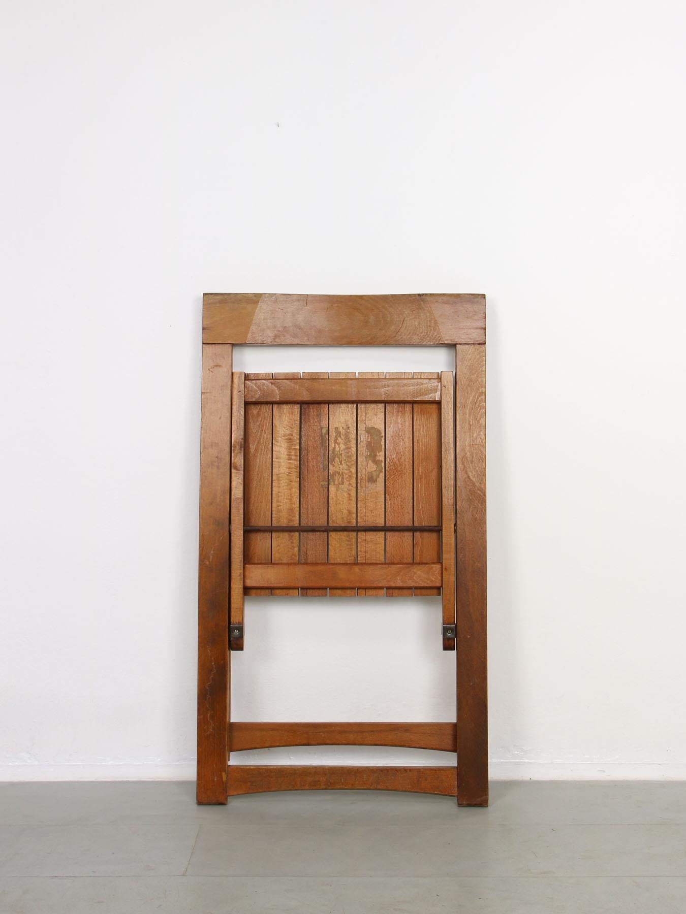 Chaise pliante vintage Trieste d'Aldo Jacober 4