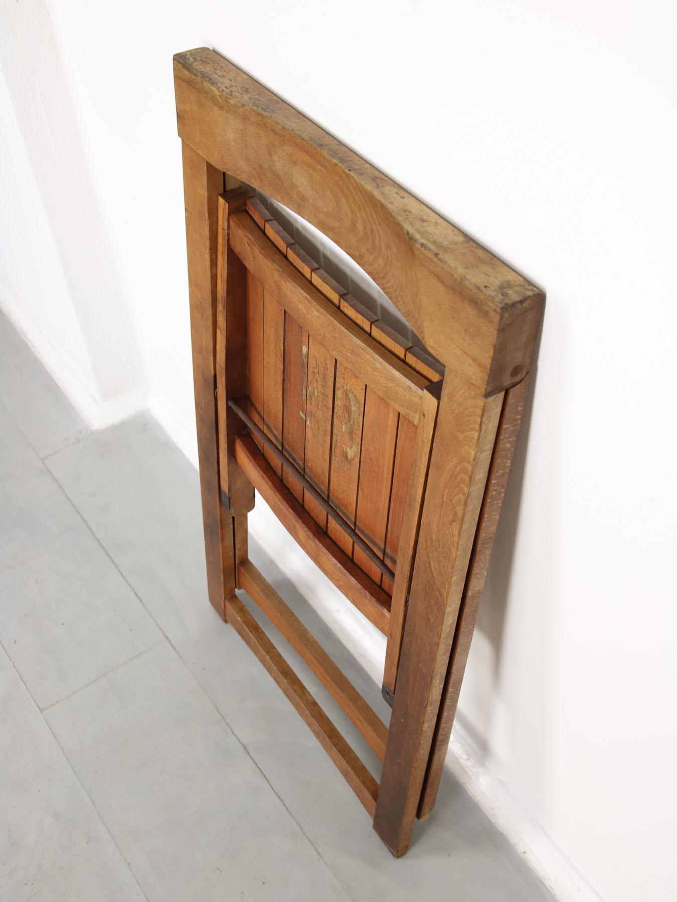 Vintage Trieste Folding Chair by Aldo Jacober For Sale 3