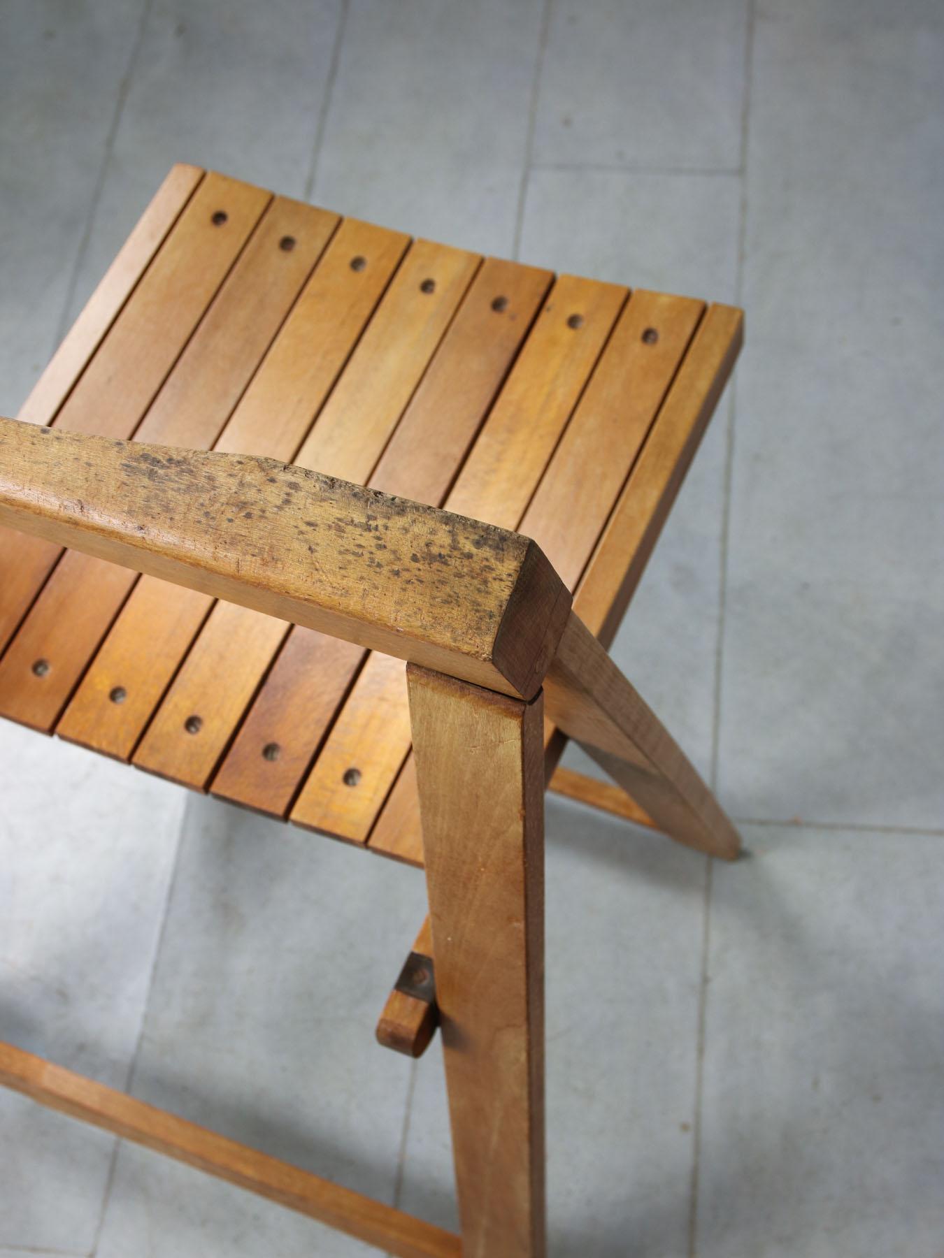 Vintage Trieste Folding Chair by Aldo Jacober For Sale 4