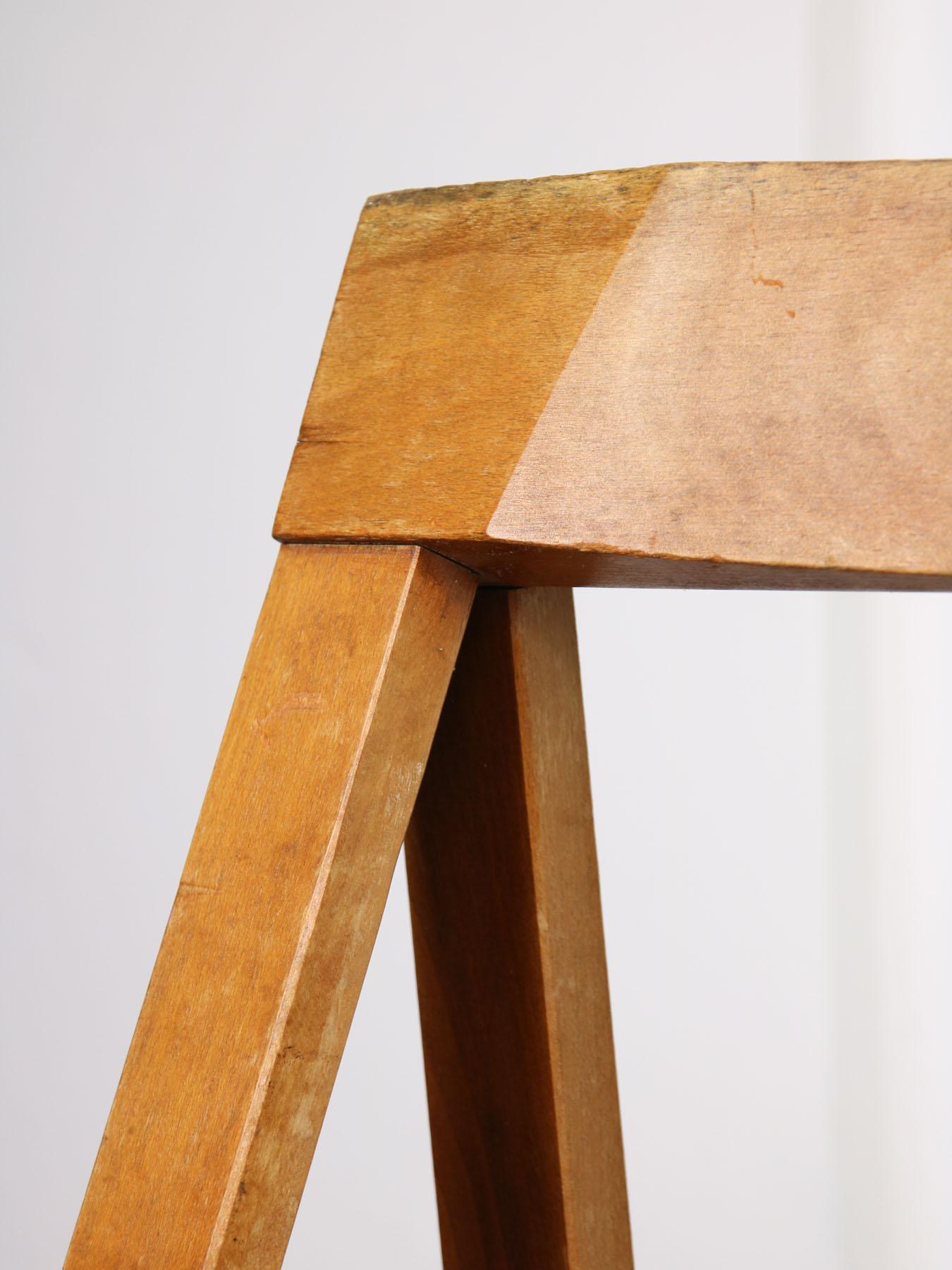 Hêtre Chaise pliante vintage Trieste d'Aldo Jacober