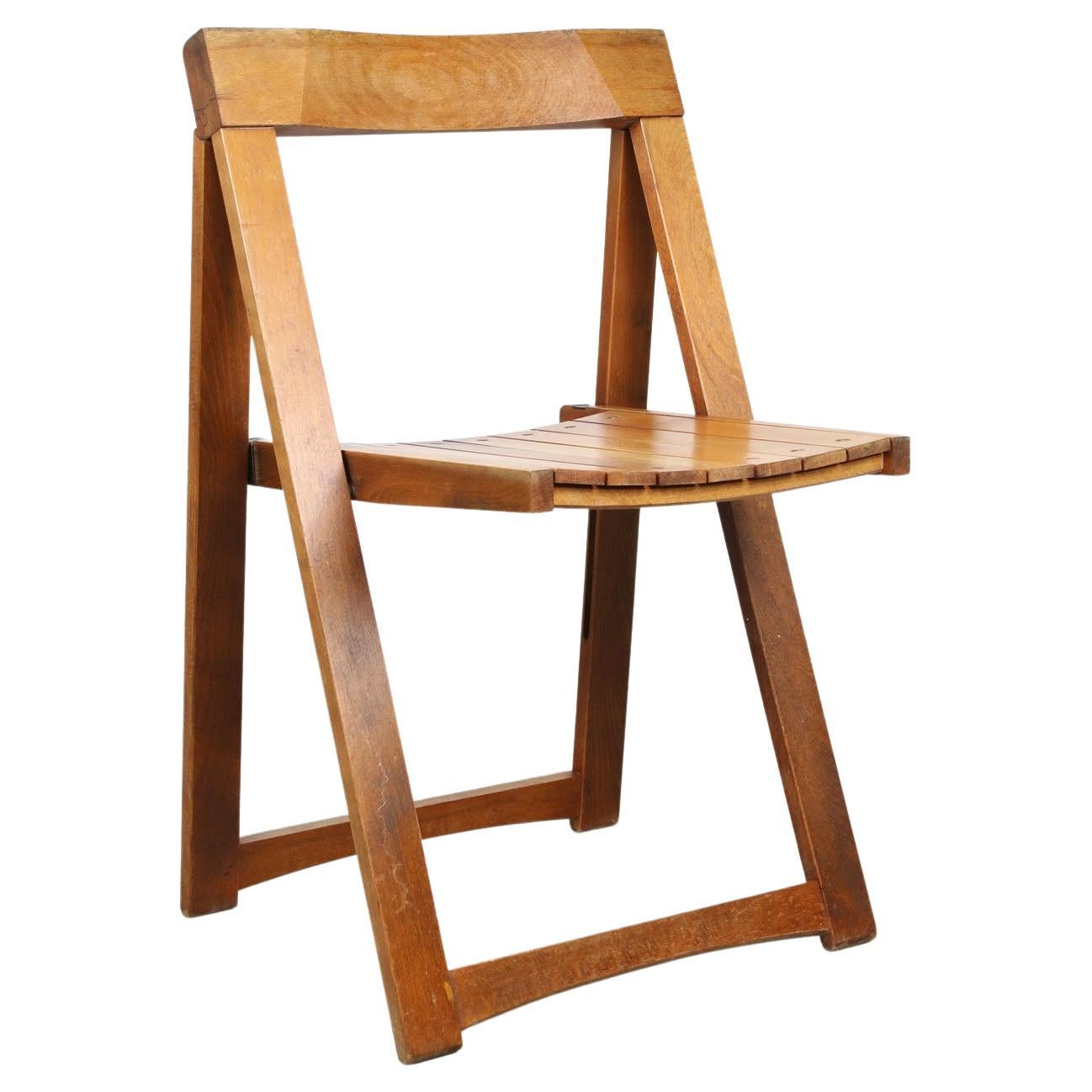 Vintage Trieste Folding Chair by Aldo Jacober For Sale