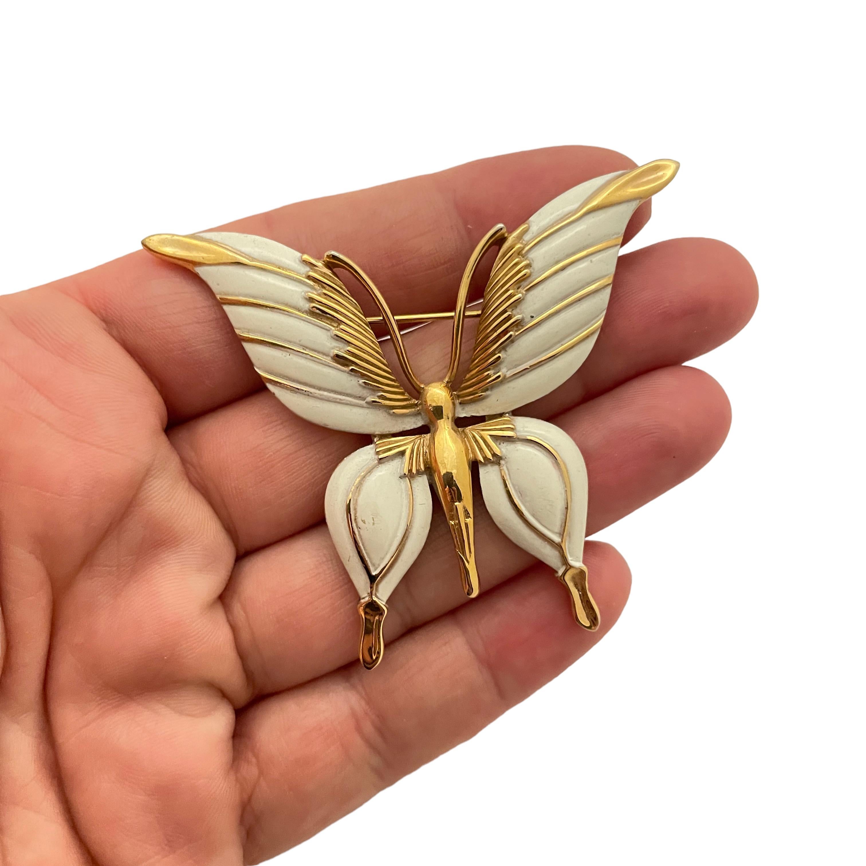 trifari butterfly pin