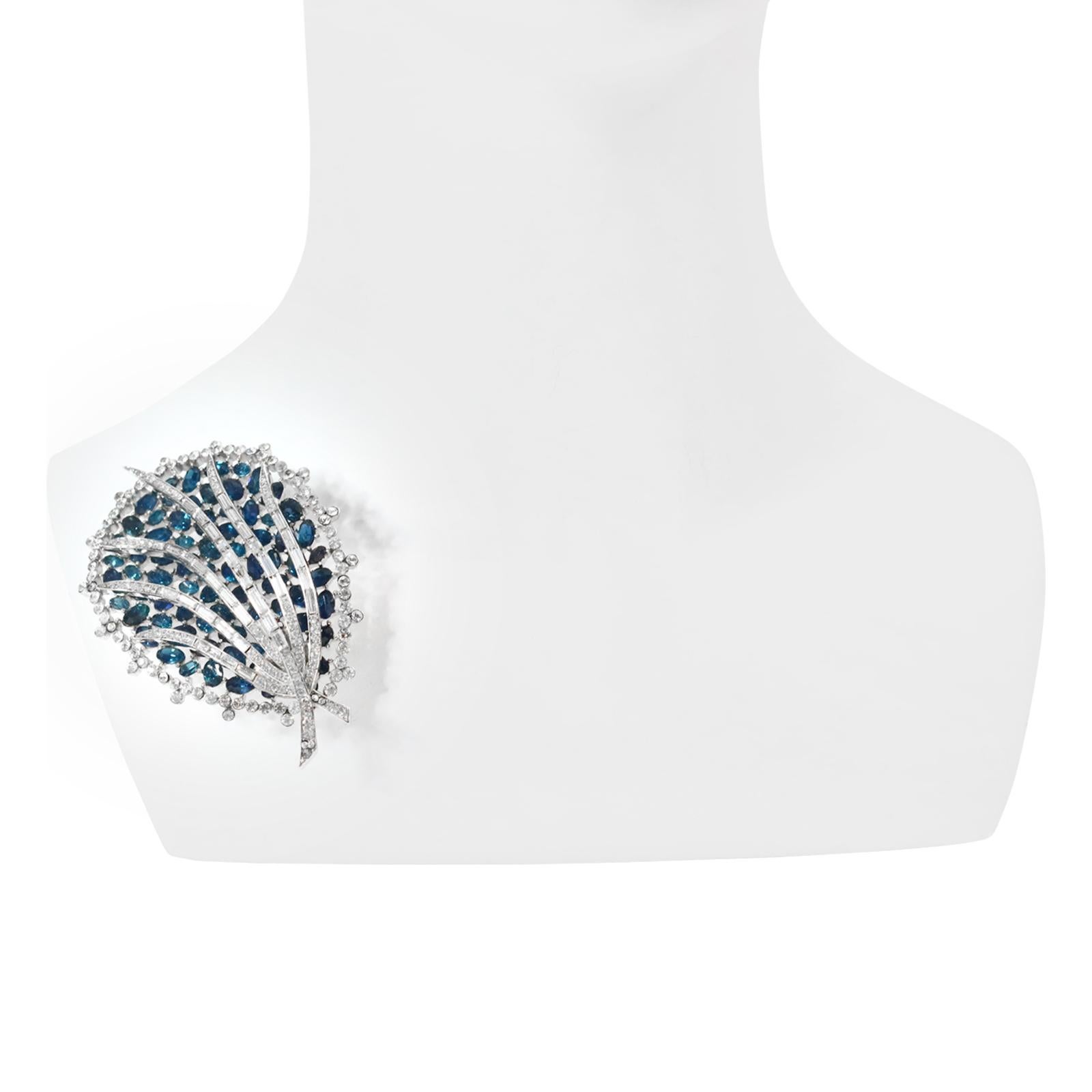 large diamante brooch