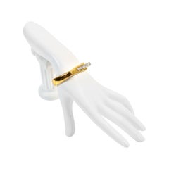 Bracelet Vintage Trifari en or et diamants, circa 1980