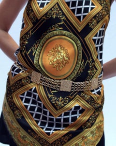 Vintage Trifari Gold Chain Belt