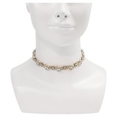 Vintage Trifari Pave und Birnenhalsband Circa 1960er Jahre