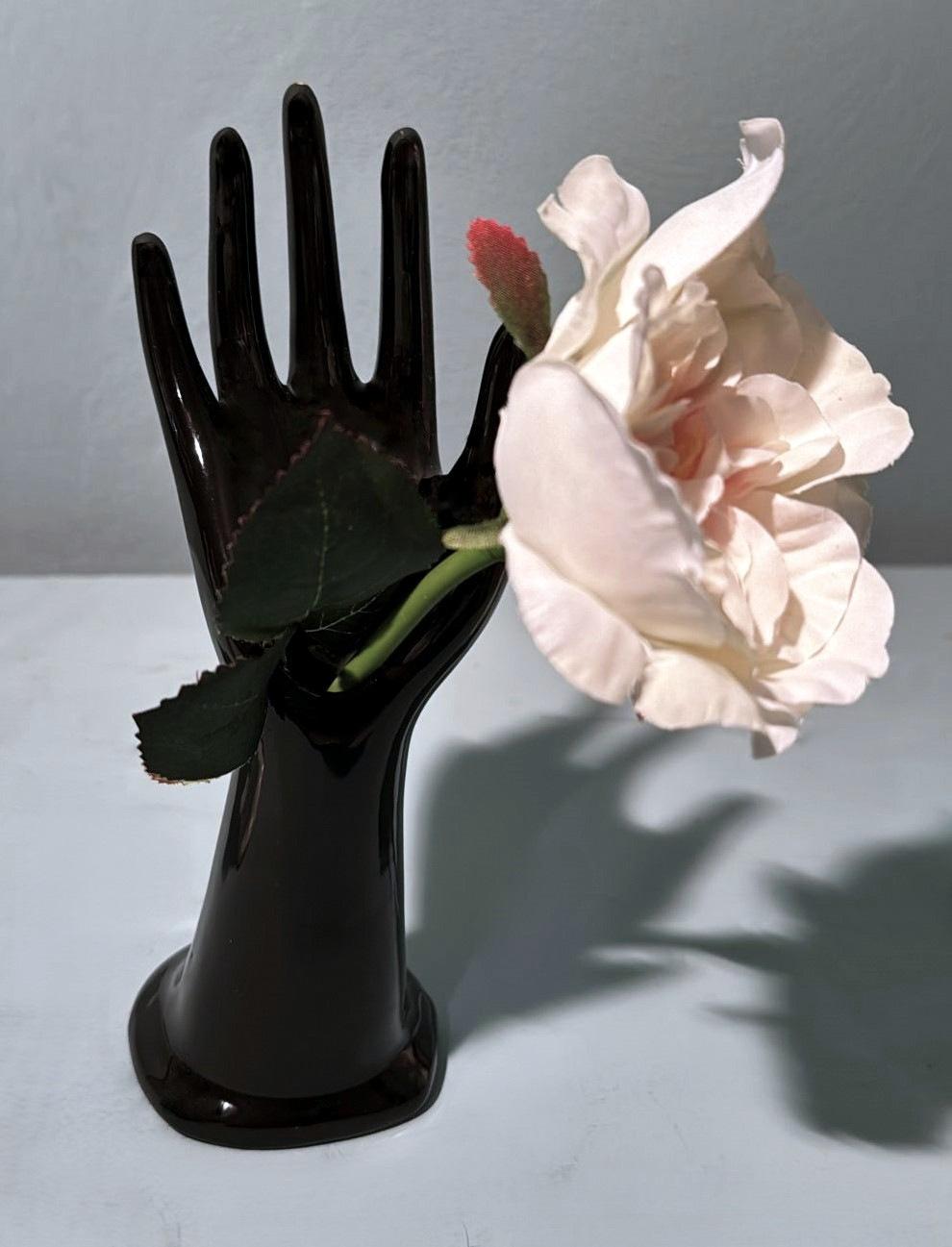 Vintage Trio Of Porcelain Flower/Ring Hands For Sale 8