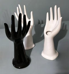 Vintage Trio Of Porcelain Flower/Ring Hands