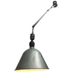 Vintage Triplex Industrial Work Lamp Design by Johan Petter Johansson of Sweden
