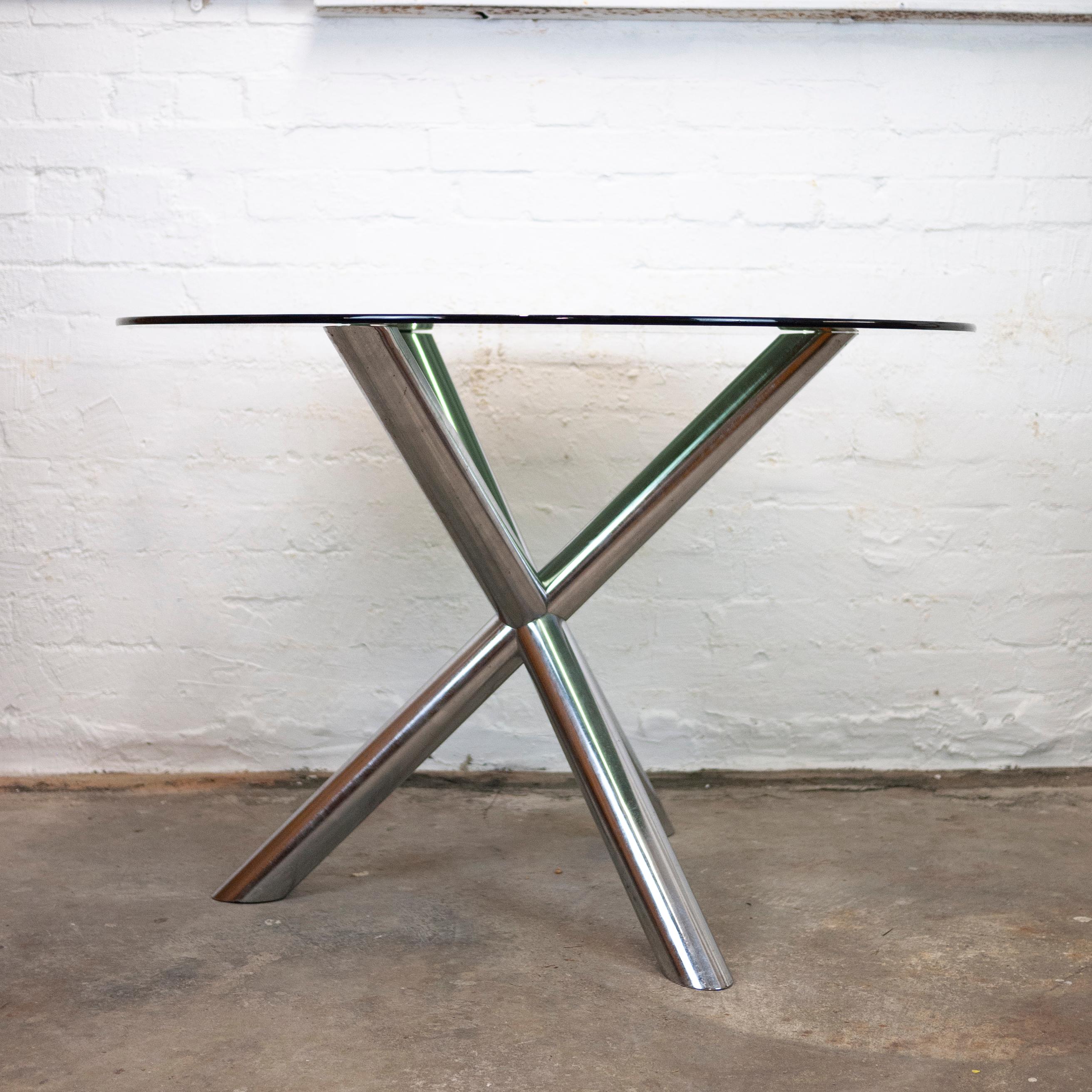 Late 20th Century Vintage Tripod Dining Table by Renato Zevi for Roche Bobois, 1970