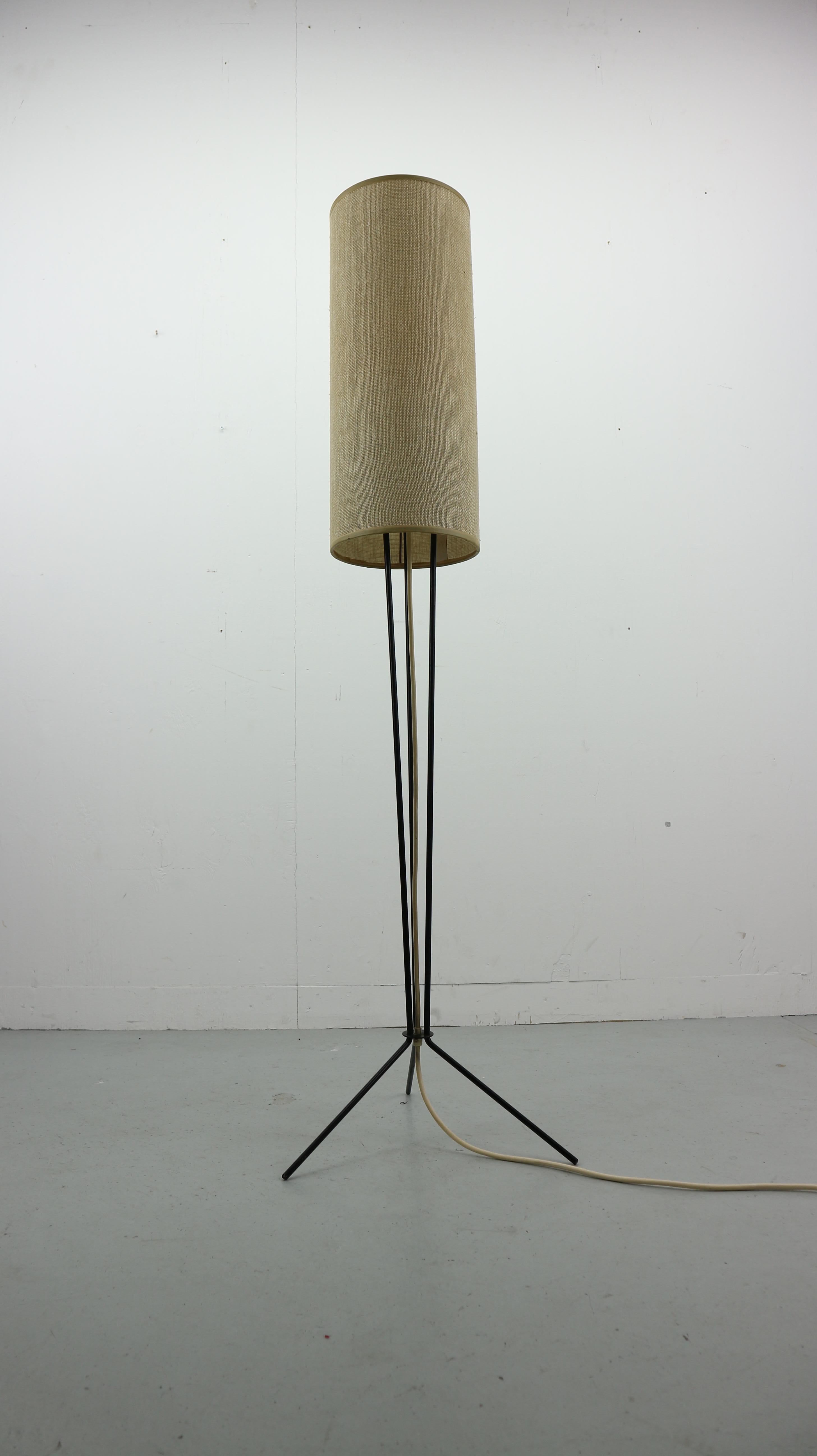 Mid-20th Century Vintage Tripod Floor Lamp, 1950s