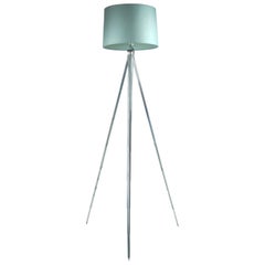 Vintage Tripod Floor Light, English, Mid-20th Century