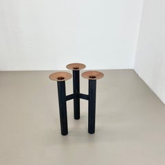 vintage Tripod metal and copper Candleholder by Hans-Agne Jakobsson, Sweden 1970