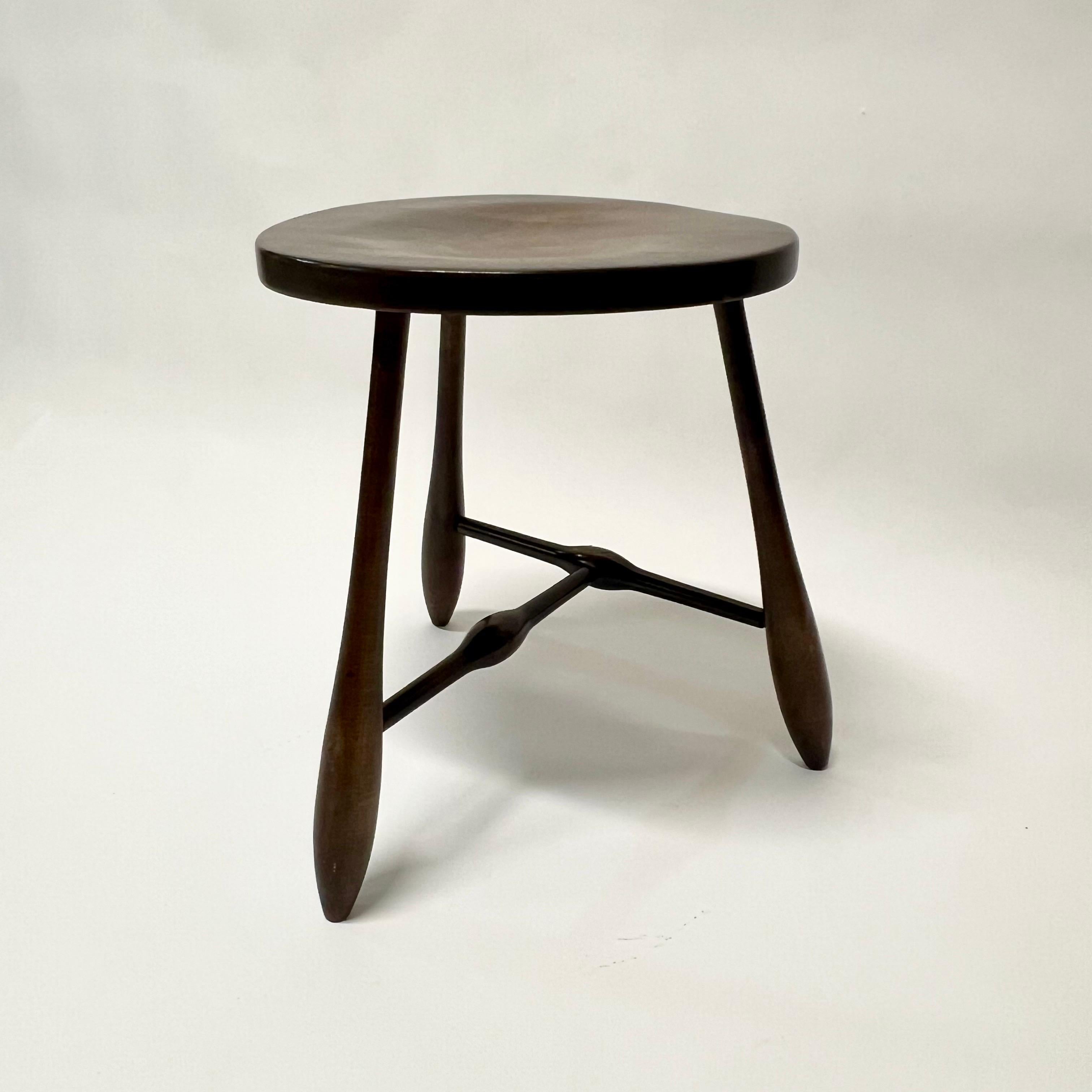 Vintage Tripod Stool by Hale of Vermont c1960s For Sale 1