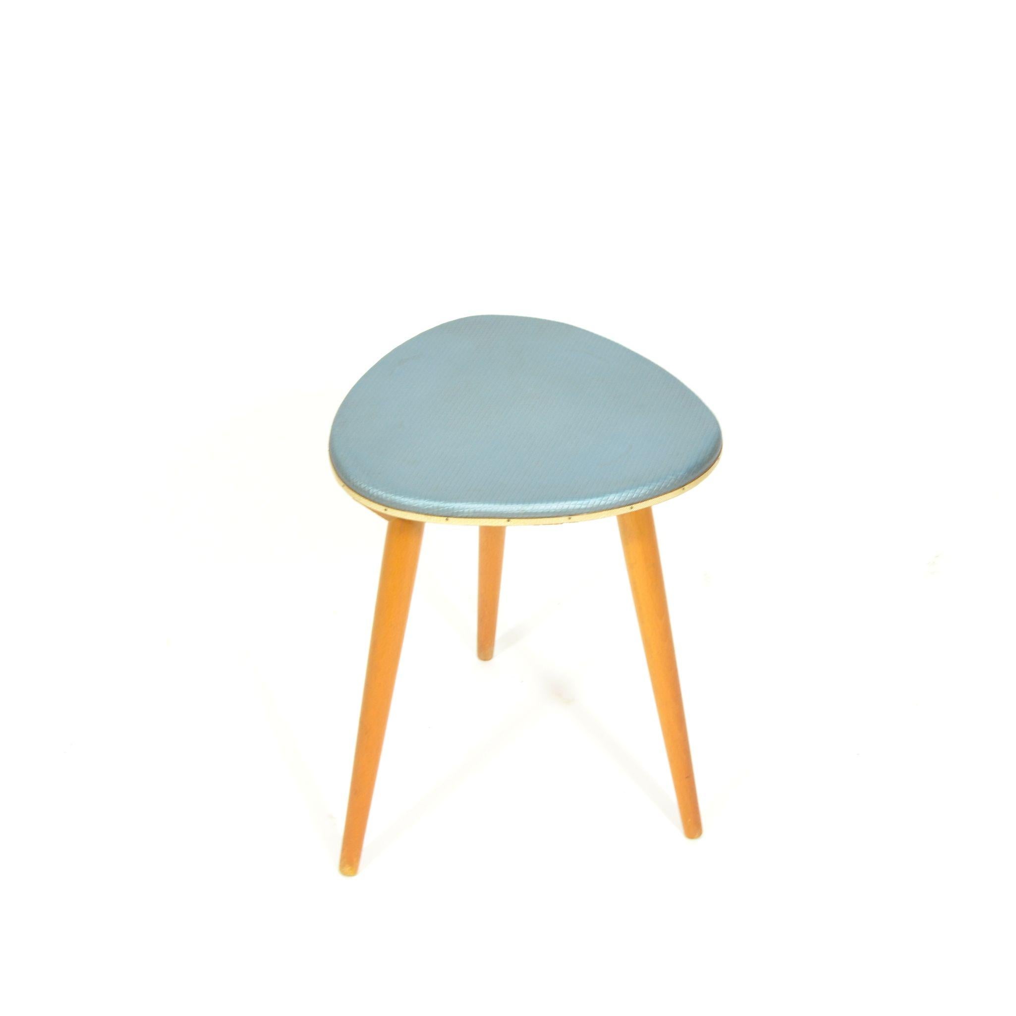 Mid-20th Century Vintage Tripod Stool from 1960s For Sale