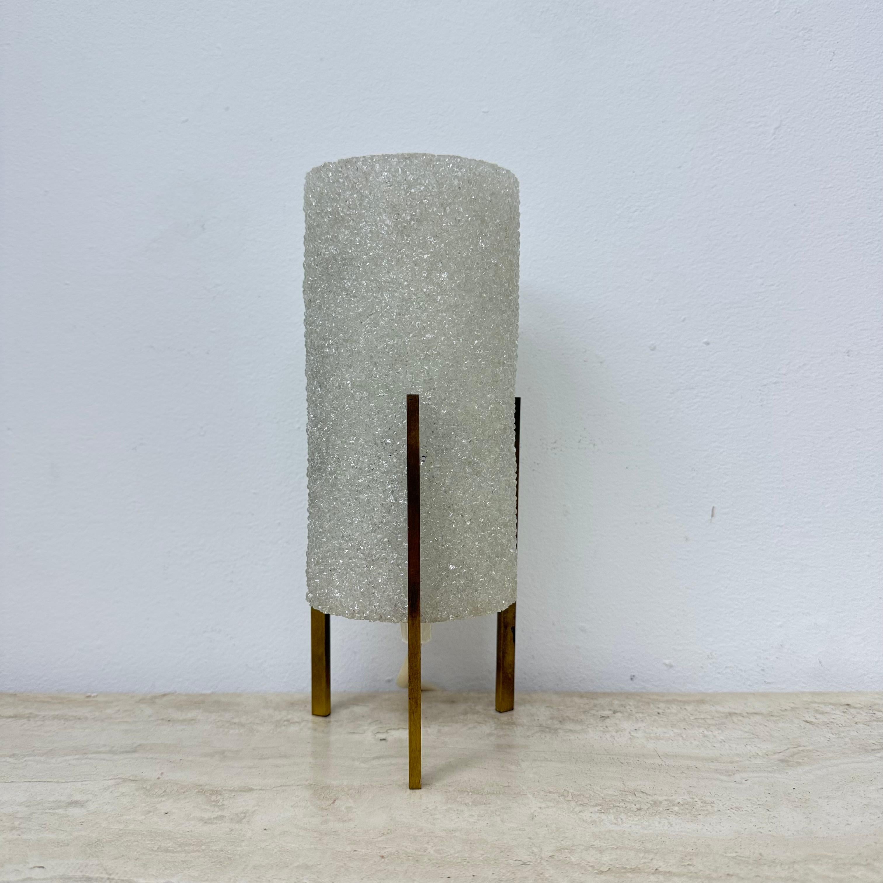 Vintage tripod sugar rocket table lamp , 1970s For Sale 6