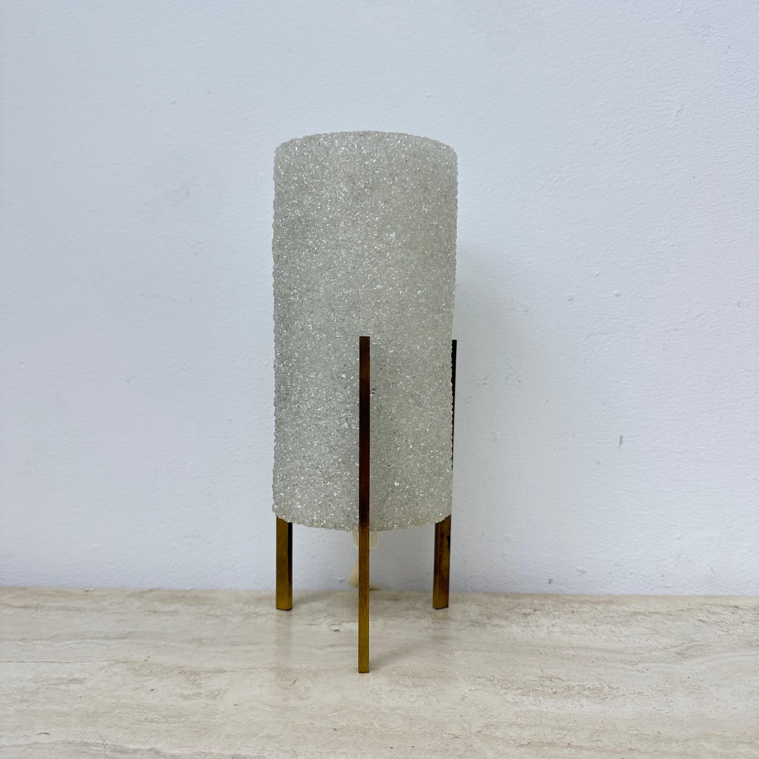Vintage tripod sugar rocket table lamp , 1970s For Sale 7