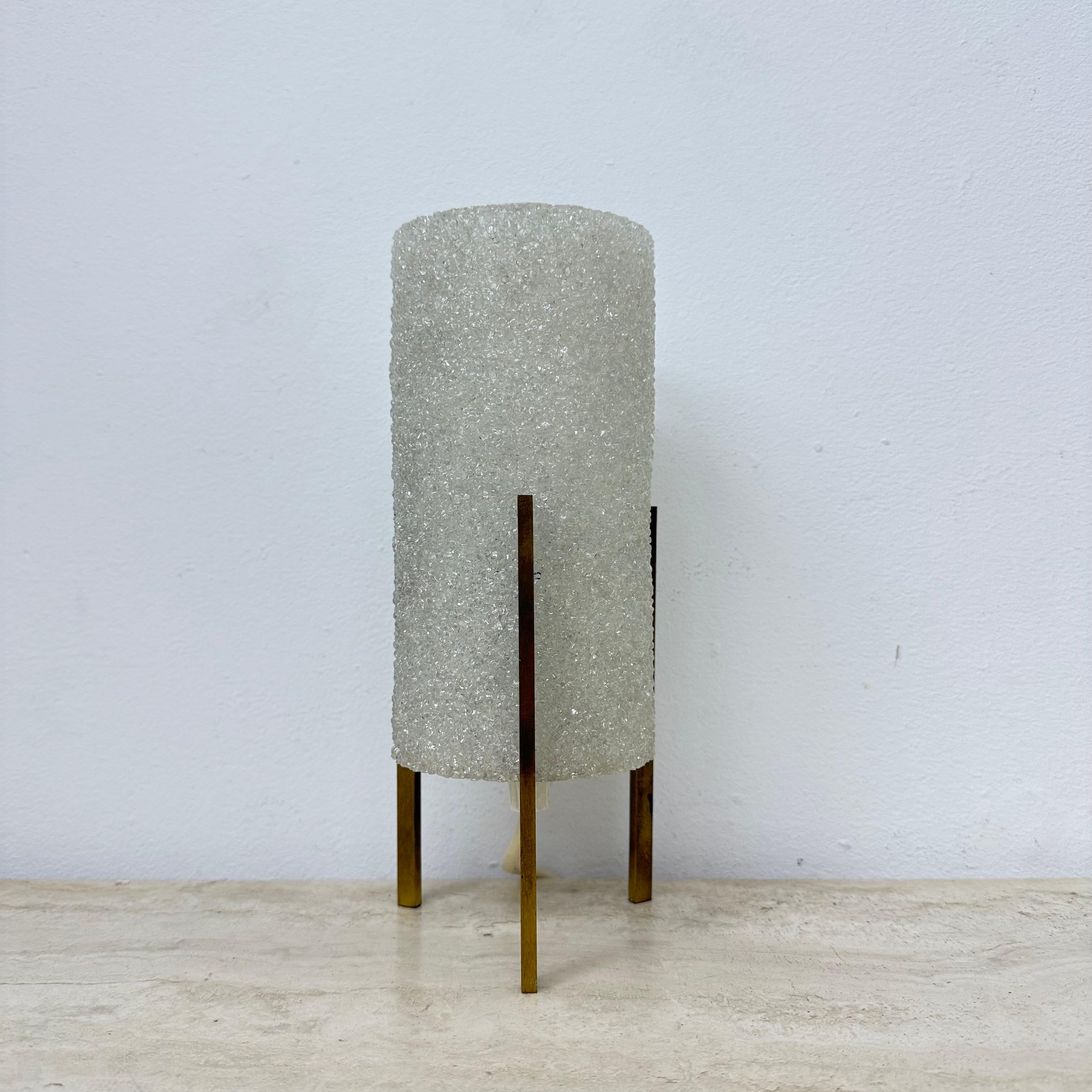 Vintage tripod sugar rocket table lamp , 1970s For Sale 8