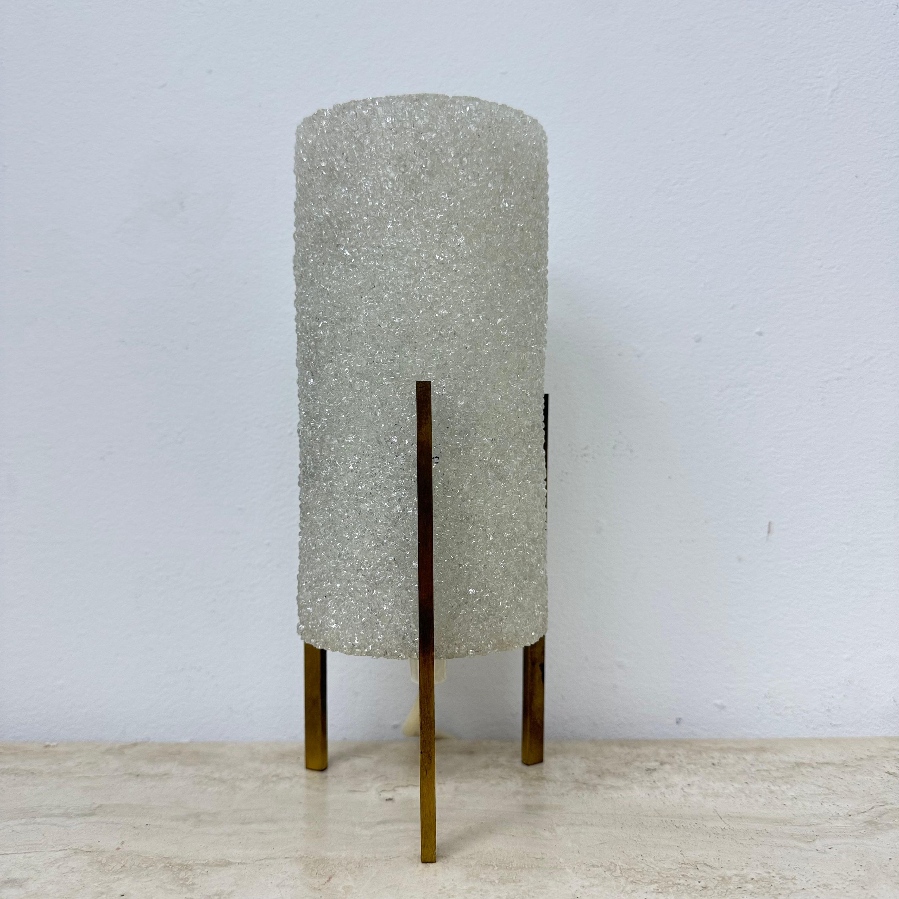 Vintage tripod sugar rocket table lamp , 1970s For Sale 9