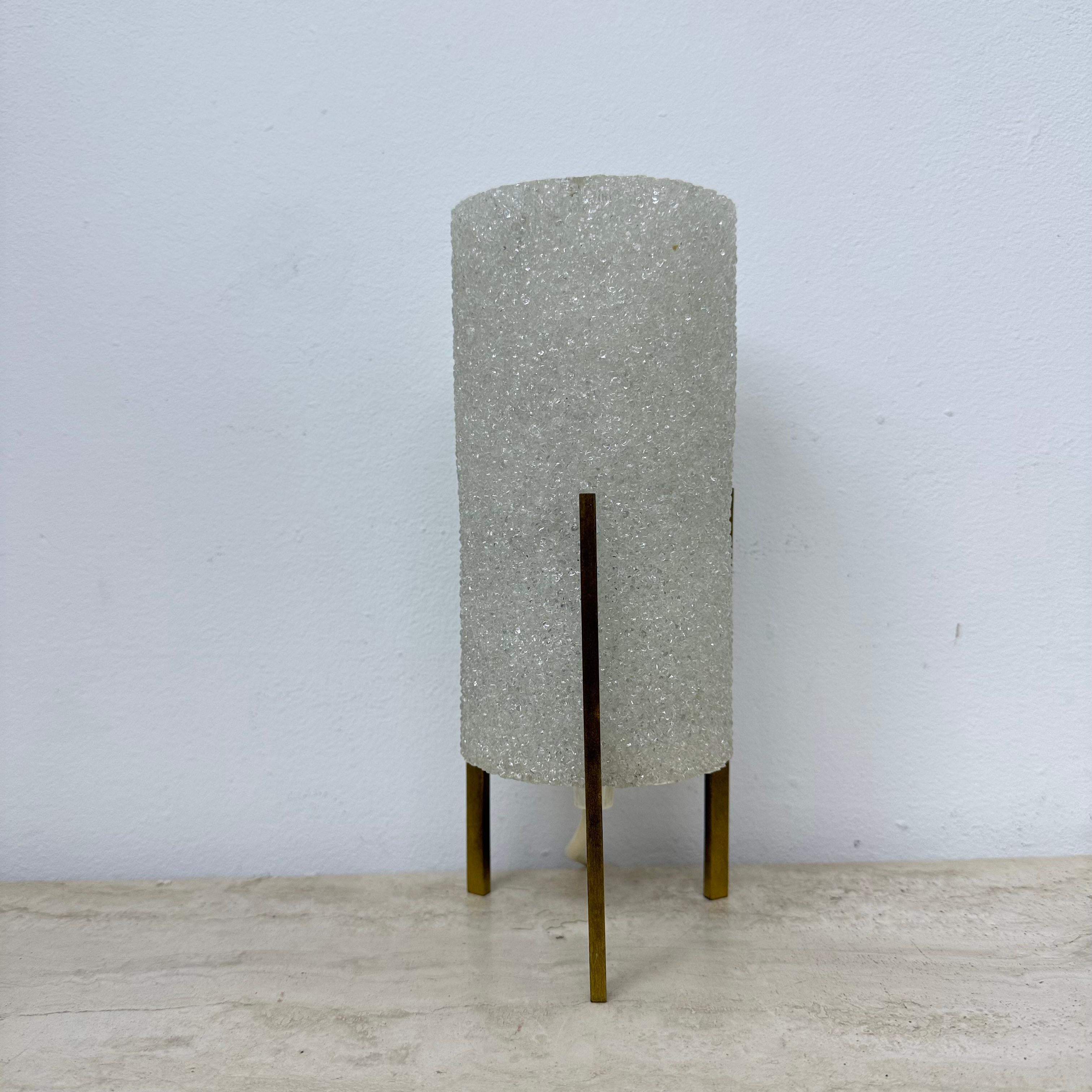 Mid-Century Modern Vintage tripod sugar rocket table lamp , 1970s For Sale