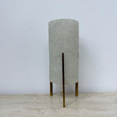 Lampe de table vintage tripode sugar rocket , 1970