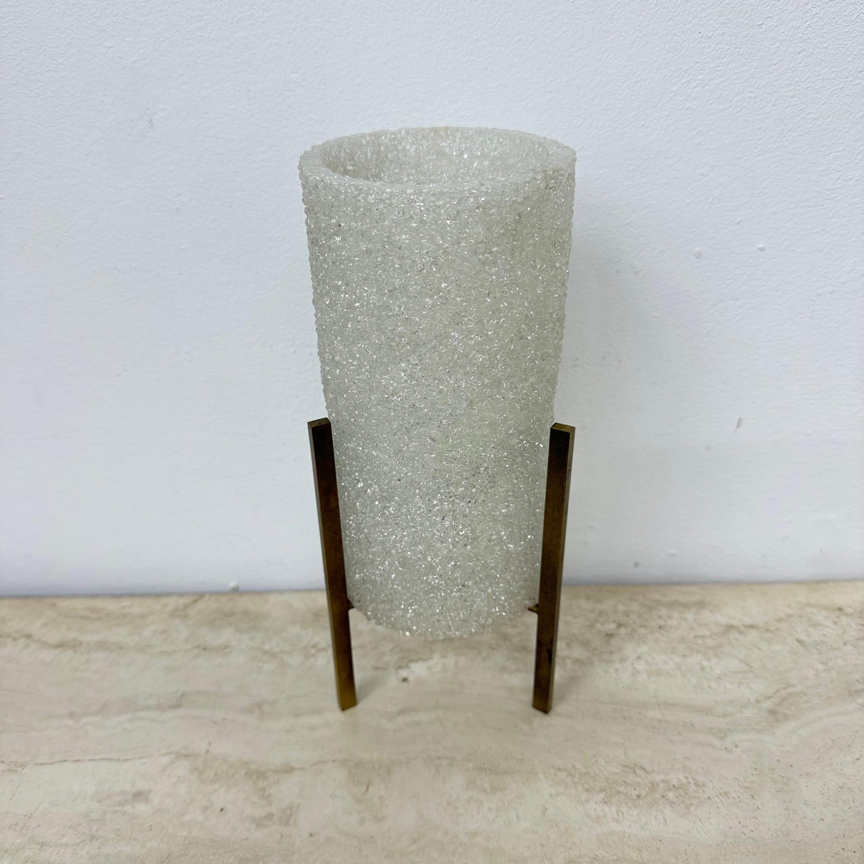 Vintage tripod sugar rocket table lamp , 1970s For Sale 3