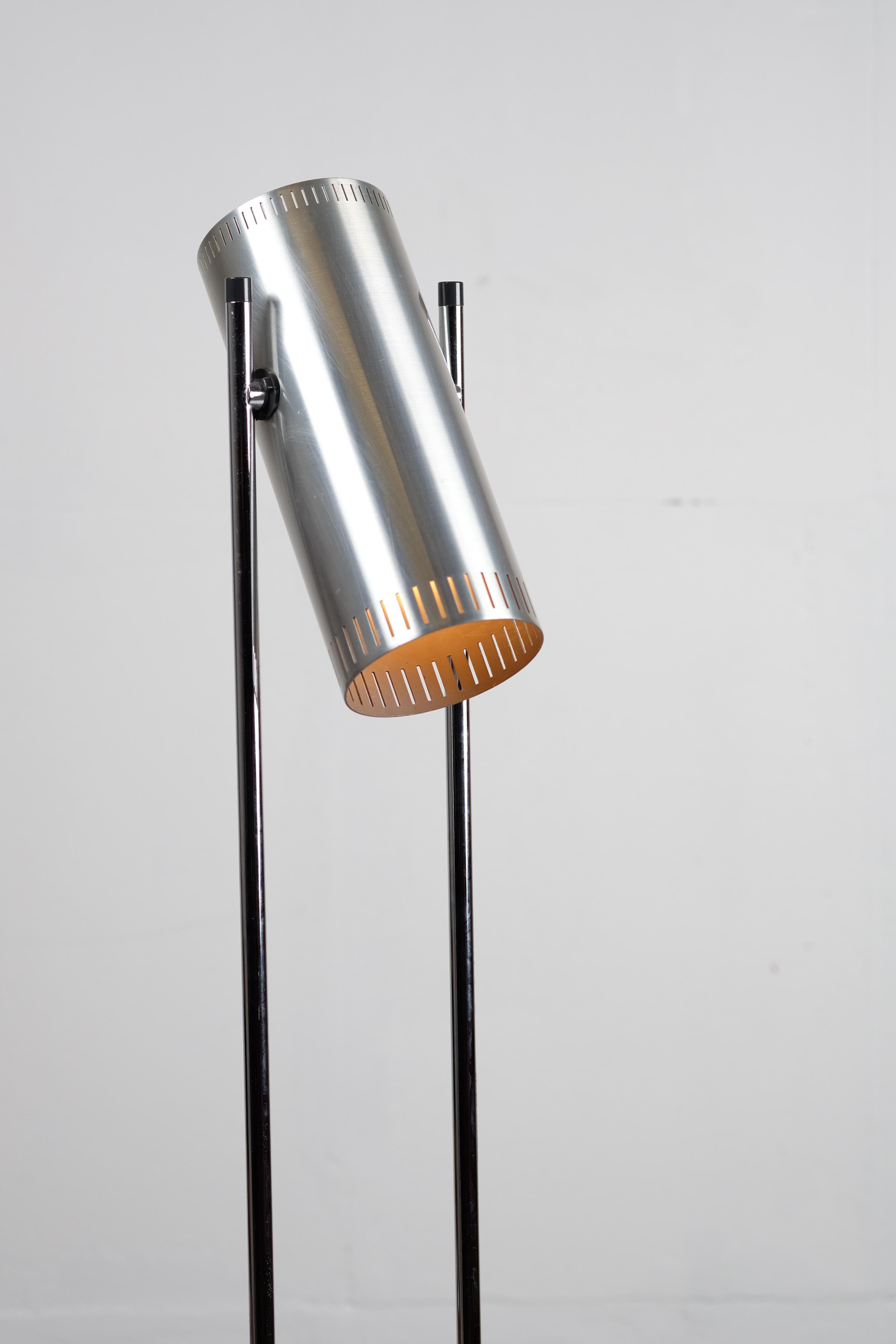 Mid-Century Modern Vintage Trombone Floor Lamp by Johannes Hammerborg for Fog & Mørup For Sale