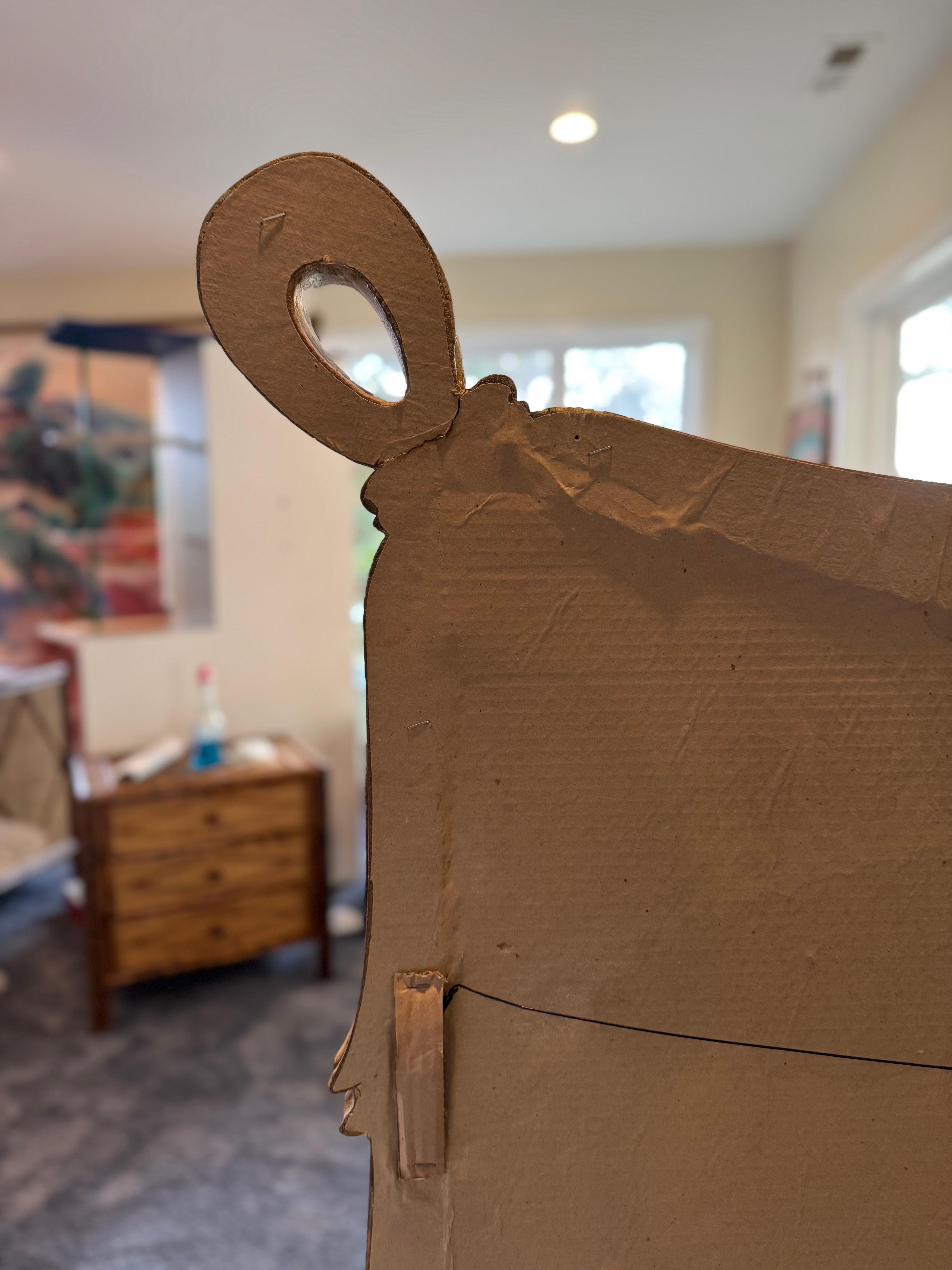 Specchi d'epoca Trompe L'Oeil Hollywood Regency Drape Swag - una coppia in vendita 4