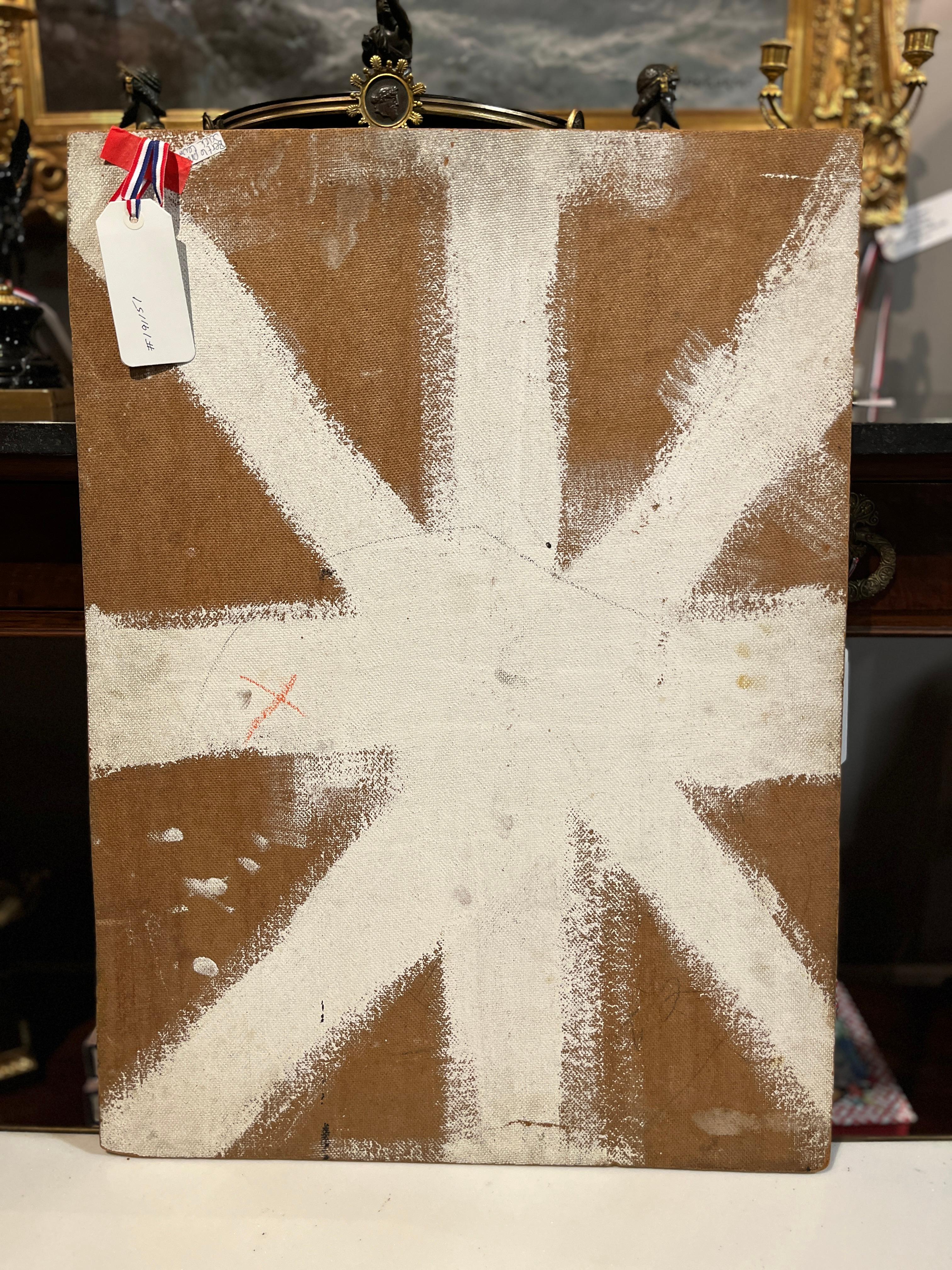 Well painted original Trompe L'oeil painting.  Unsigned and unknown.  unframed.  Likely British late 19th or early 20th century. Gorgeous piece, would look fabulous framed or installed as a panel.  See pics and ask any questions