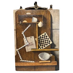 Peinture vintage trompe-l'œil