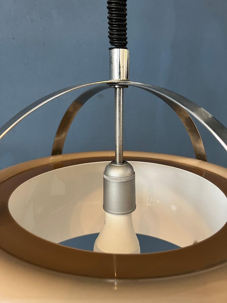 Lampada a sospensione d'epoca Tronconi A Space Age, anni '70 in vendita 5