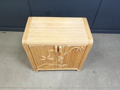 Vintage tropical split reed cabinet, 1970s