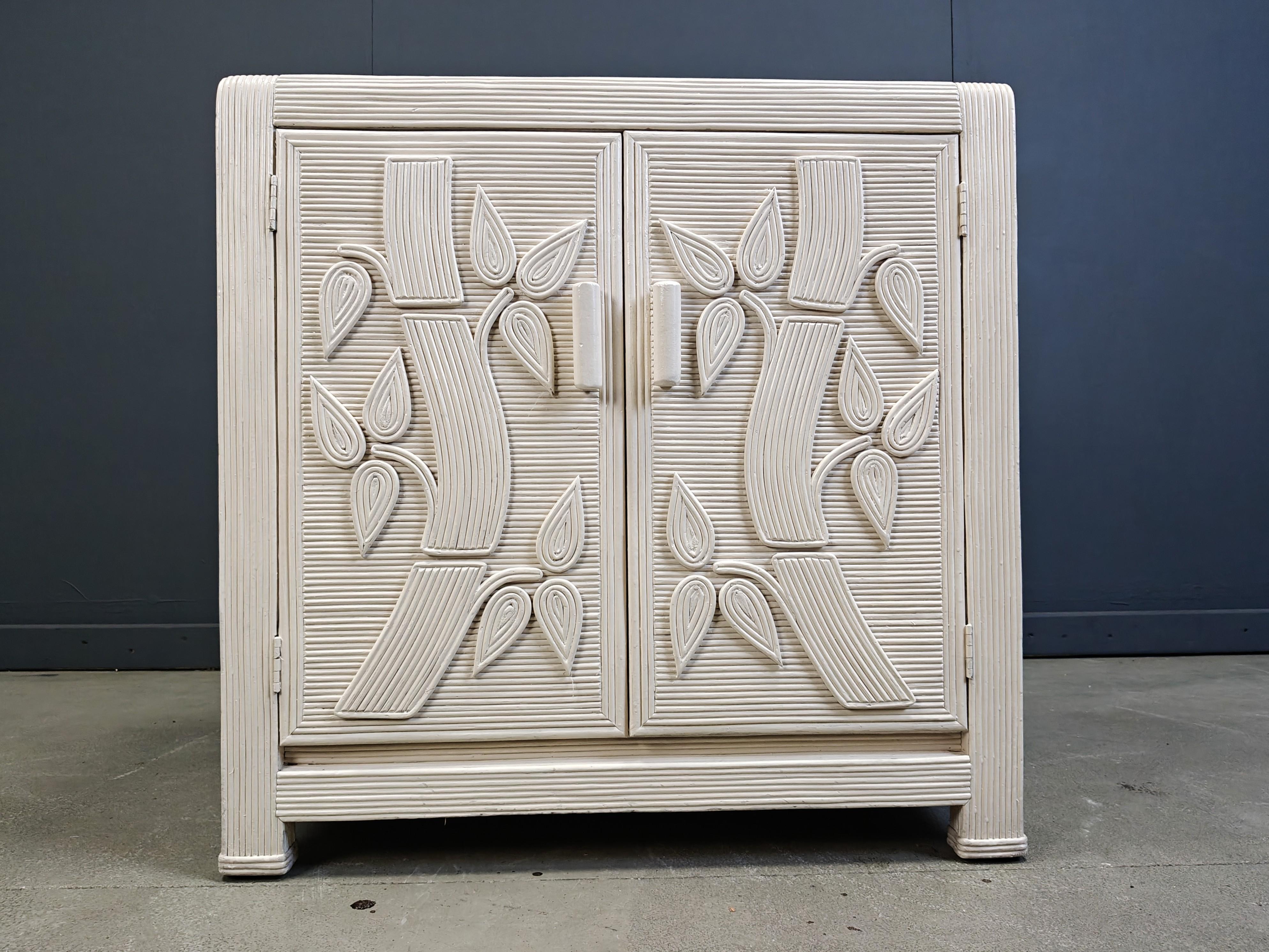 Armadio tropicale d'epoca a canne spaccate, anni '70 in vendita 1