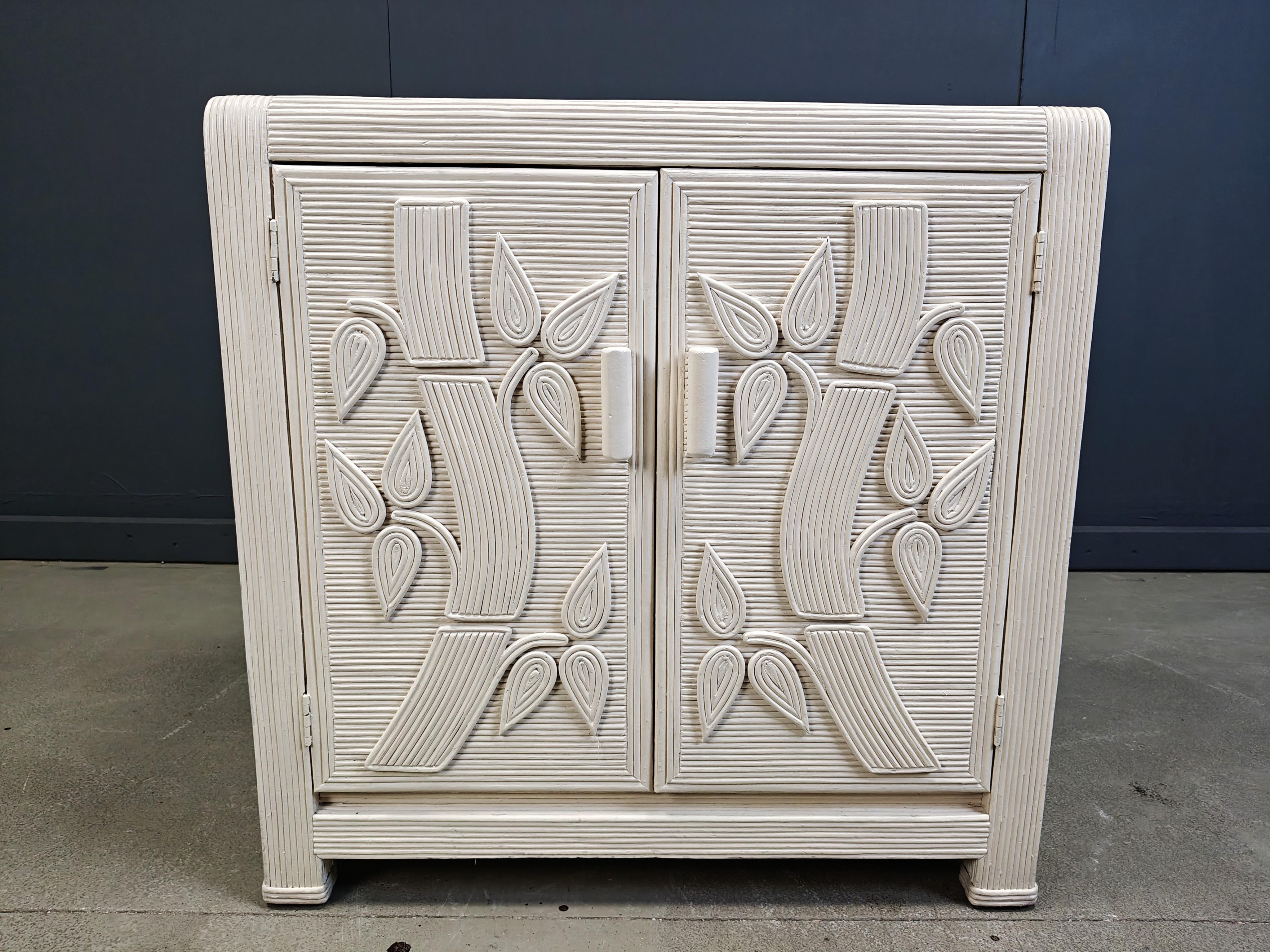 Armadio tropicale d'epoca a canne spaccate, anni '70 in vendita 2