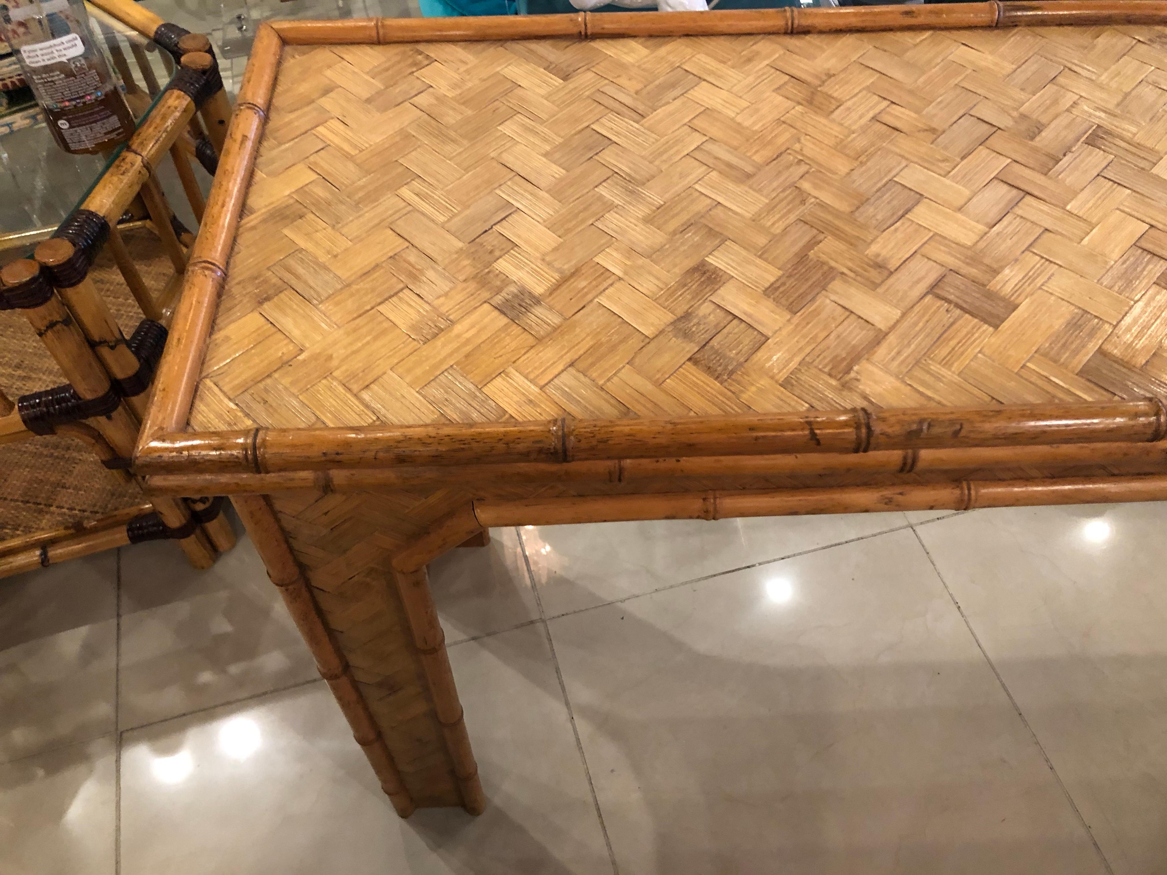 moroccan console table